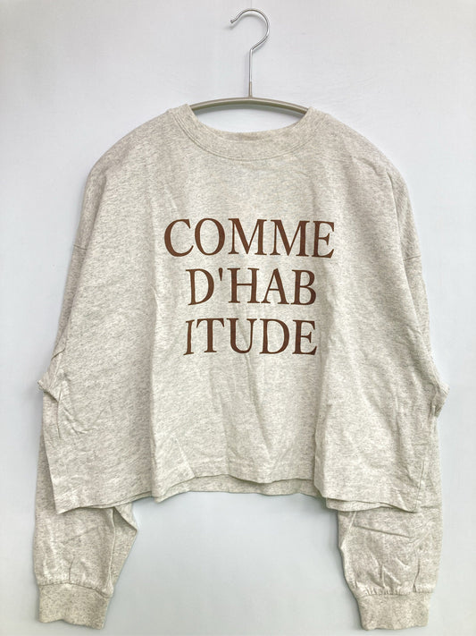 LOWRYS FARM/ローリーズファーム/Tシャツ/カットソー/トップス/グレー/F