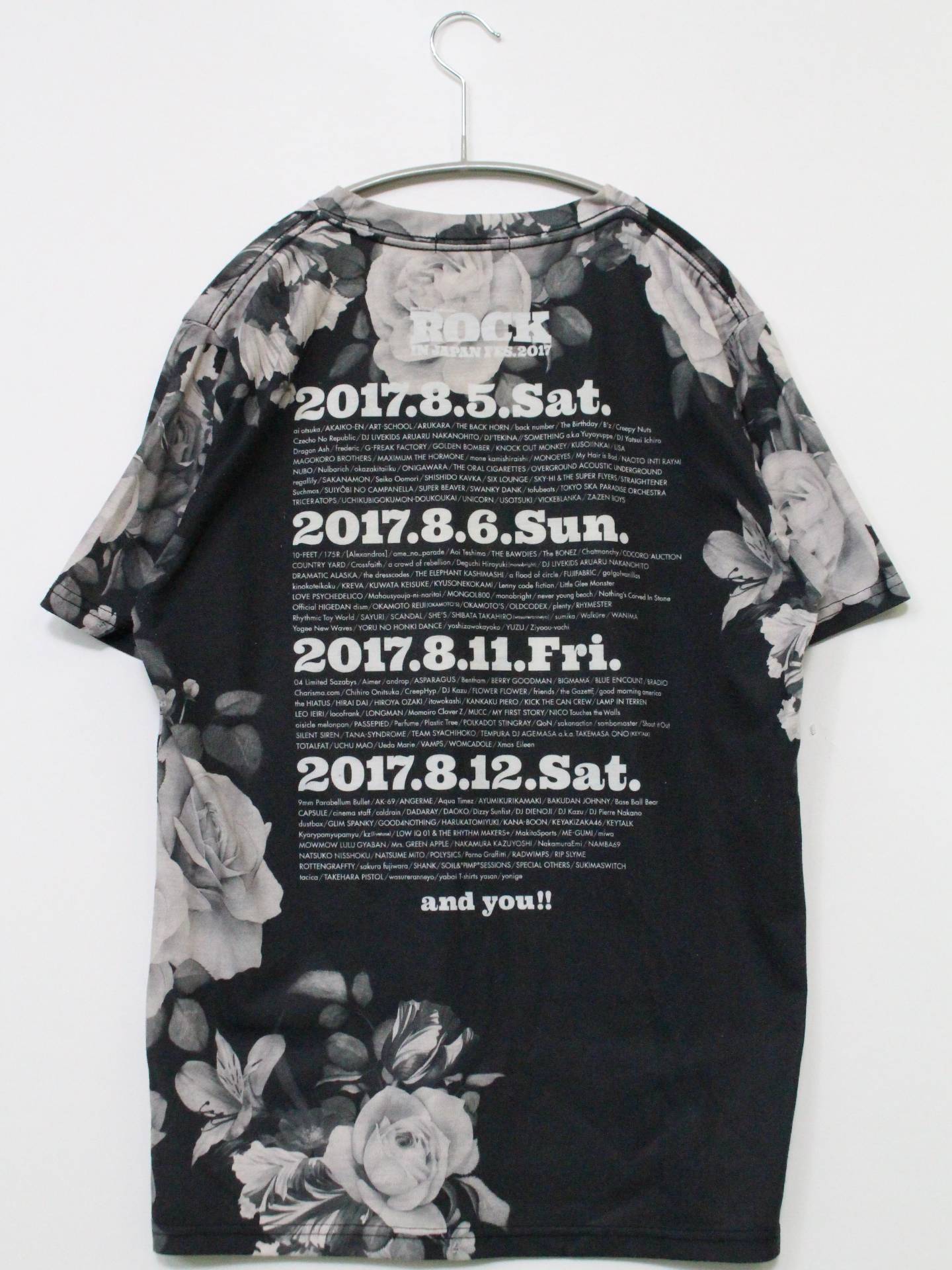 rockin`on/Tシャツ/カットソー/トップス/ブラック/M
