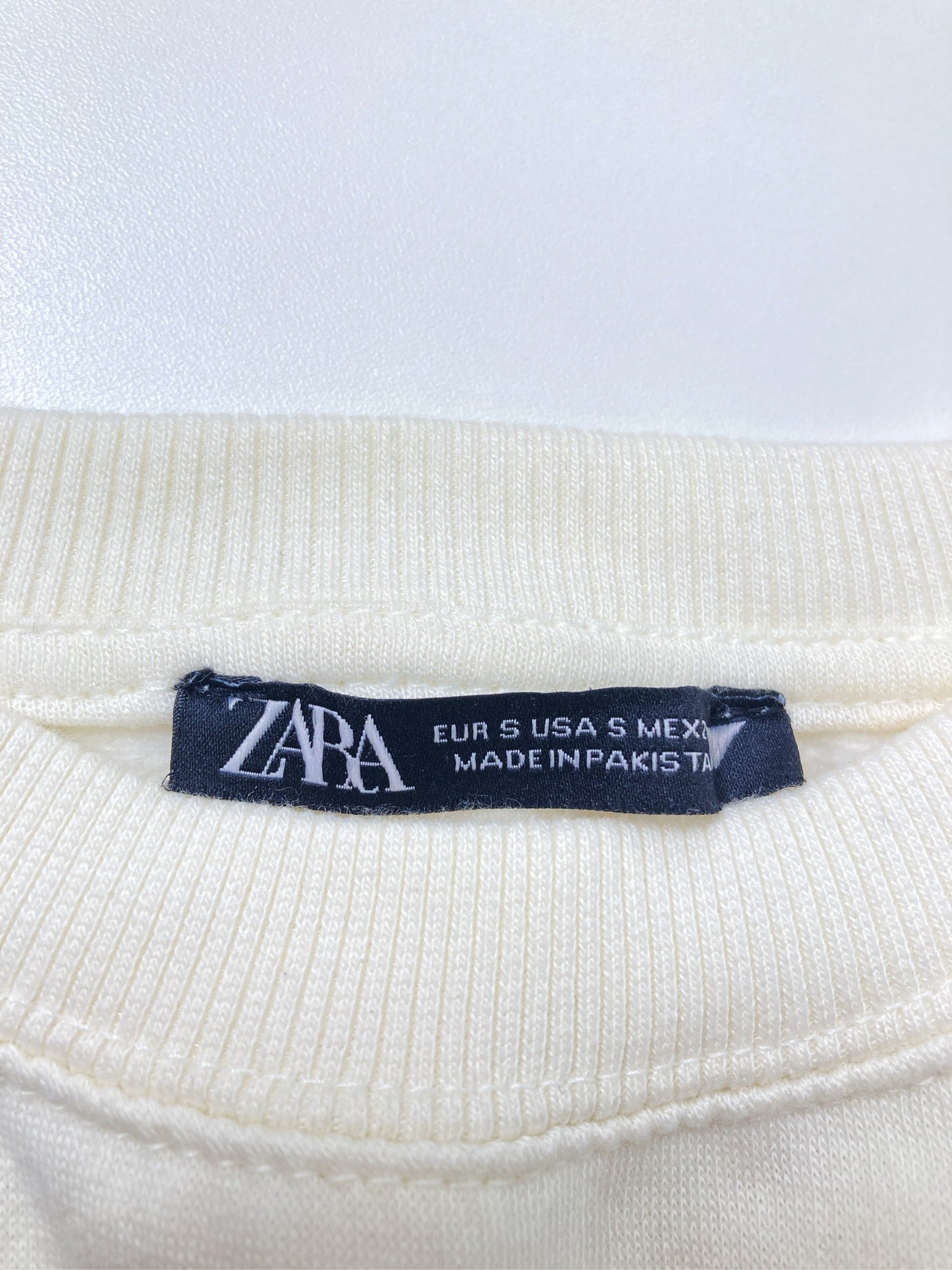 ZARA/ザラ/Tシャツ/カットソー/トップス/ホワイト/S