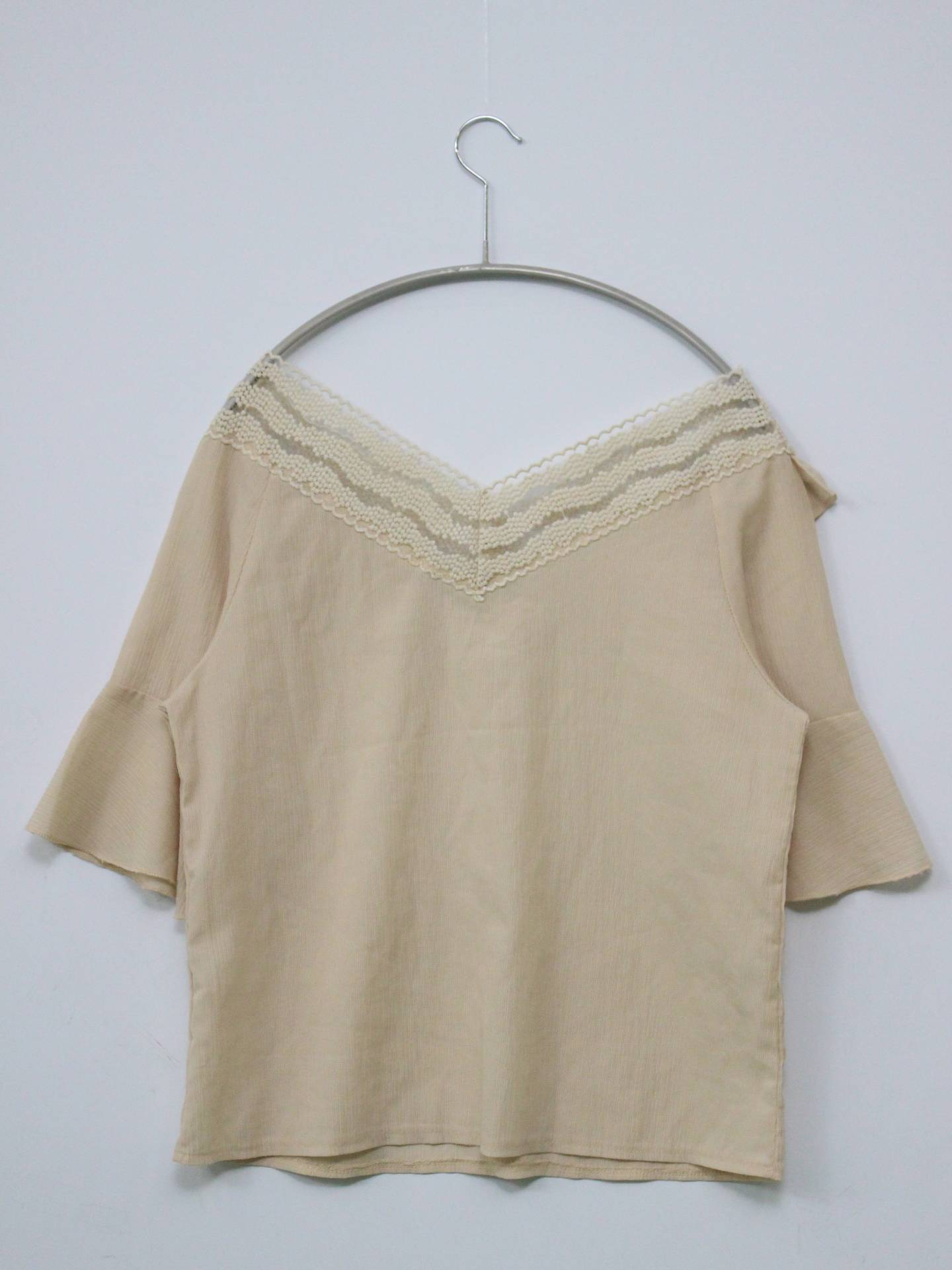 Tシャツ/カットソー/トップス/ベージュ