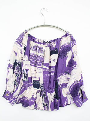 シャツ/ブラウス/トップス/パープル