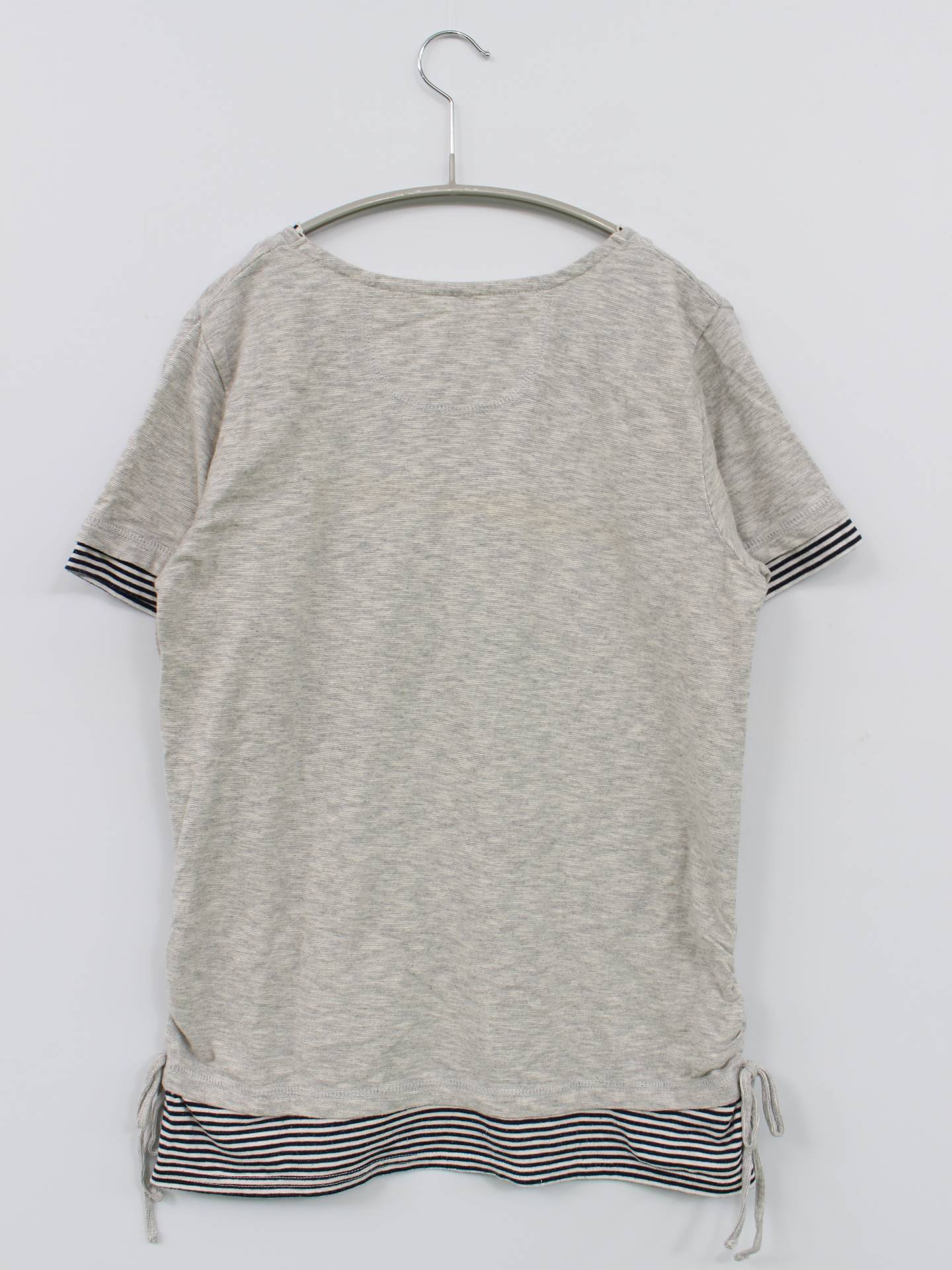 musk style/Tシャツ/カットソー/トップス/グレー/L
