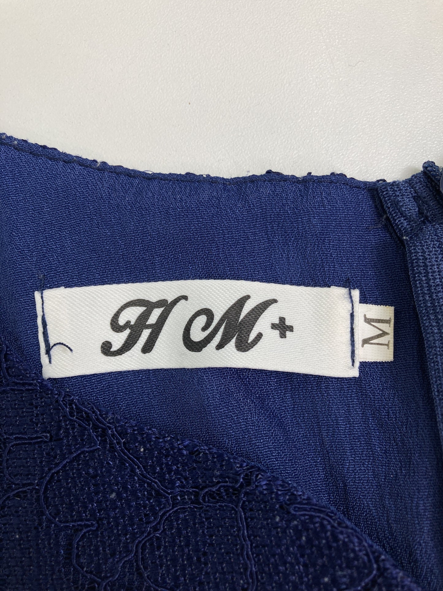 HM+/ワンピース/ワンピース/ドレス/ネイビー/M
