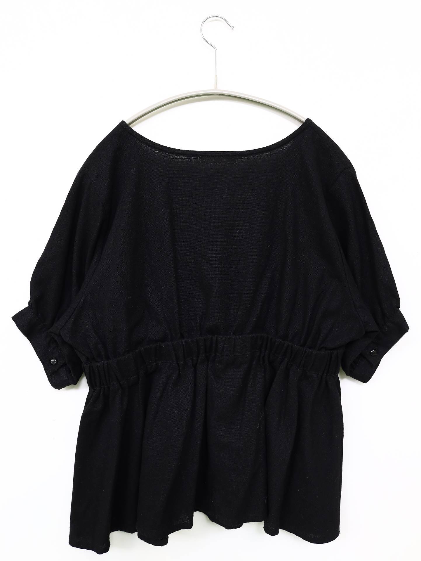 continuer de NICE CLAUP/シャツ/ブラウス/トップス/ブラック/F
