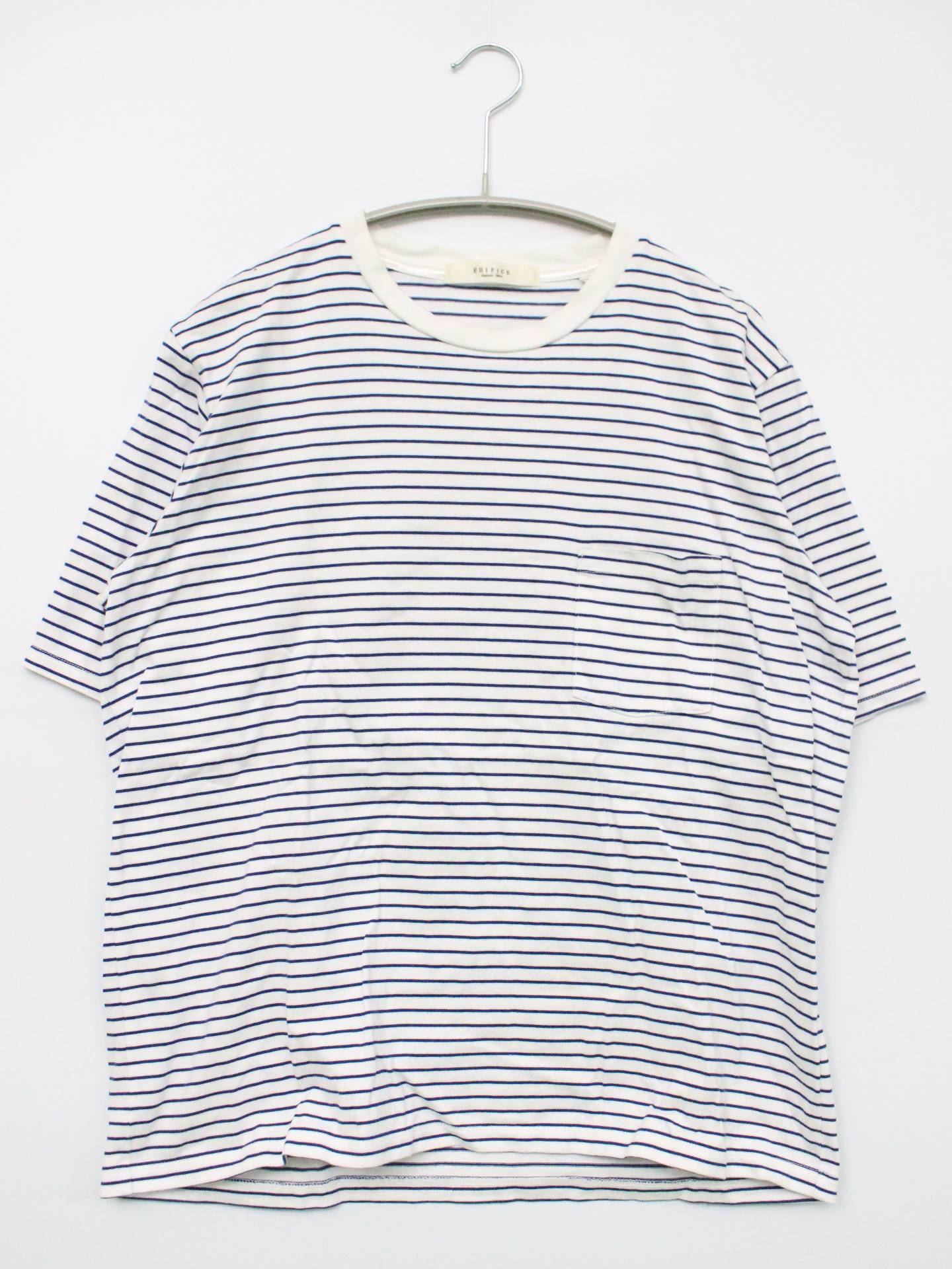 EDIFICE/Tシャツ/カットソー/トップス/ブルー/S