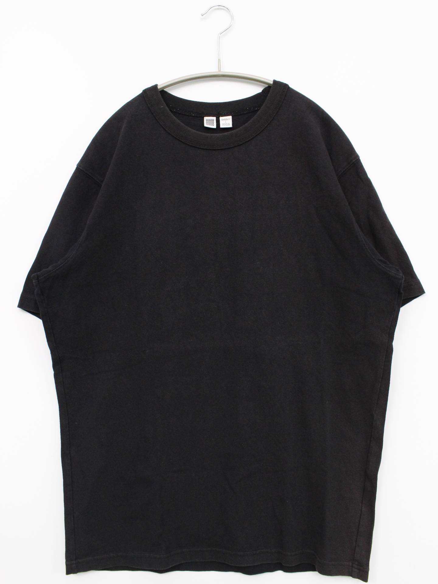 UNIQLO/ユニクロ/Tシャツ/カットソー/トップス/ブラック/L