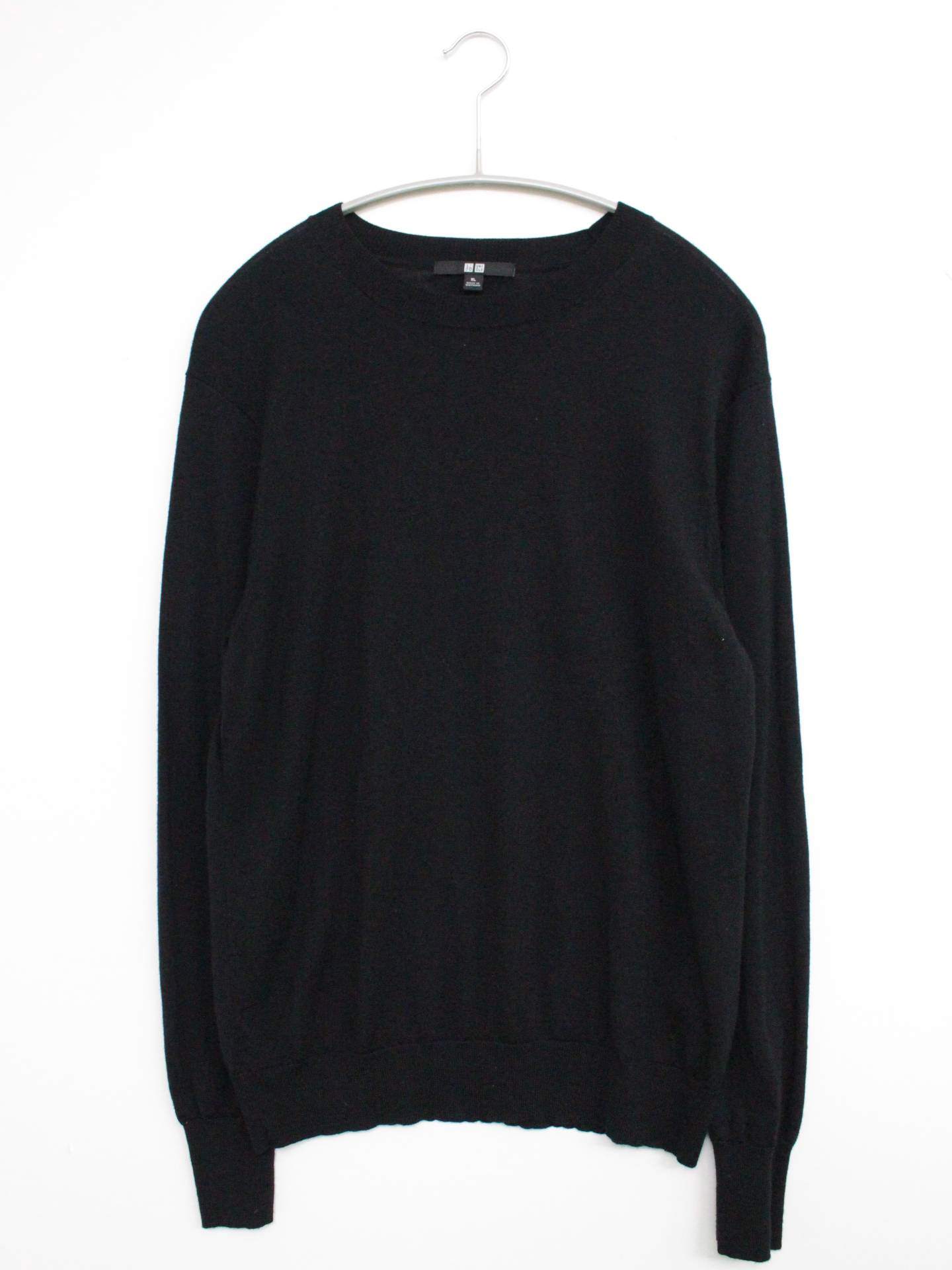 UNIQLO/ユニクロ/ニット/セーター/トップス/ブラック/XL