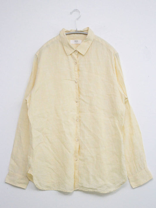UNIQLO/ユニクロ/シャツ/ブラウス/トップス/イエロー/XL