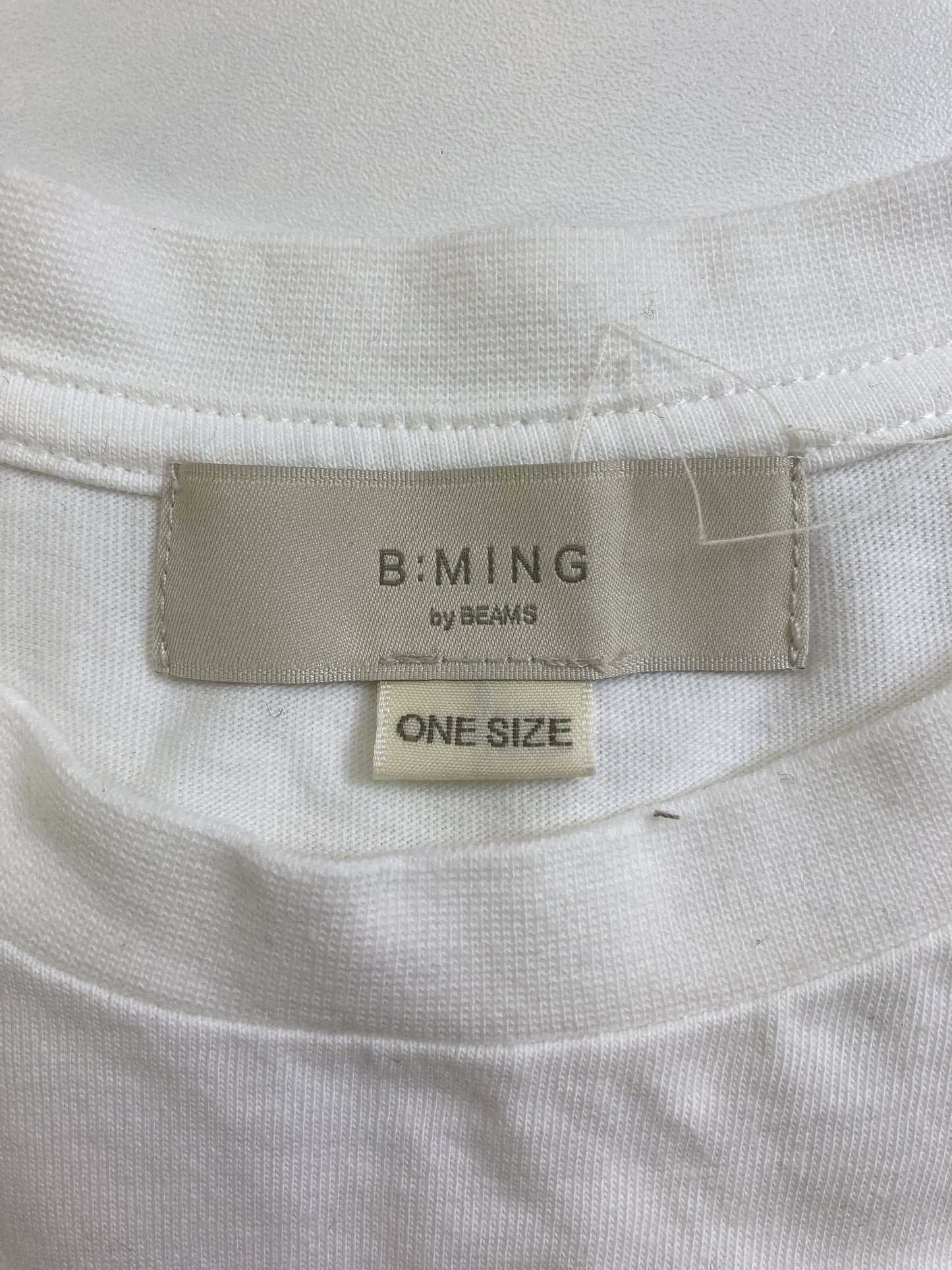B:MING/Tシャツ/カットソー/トップス/ホワイト/ONE SIZE