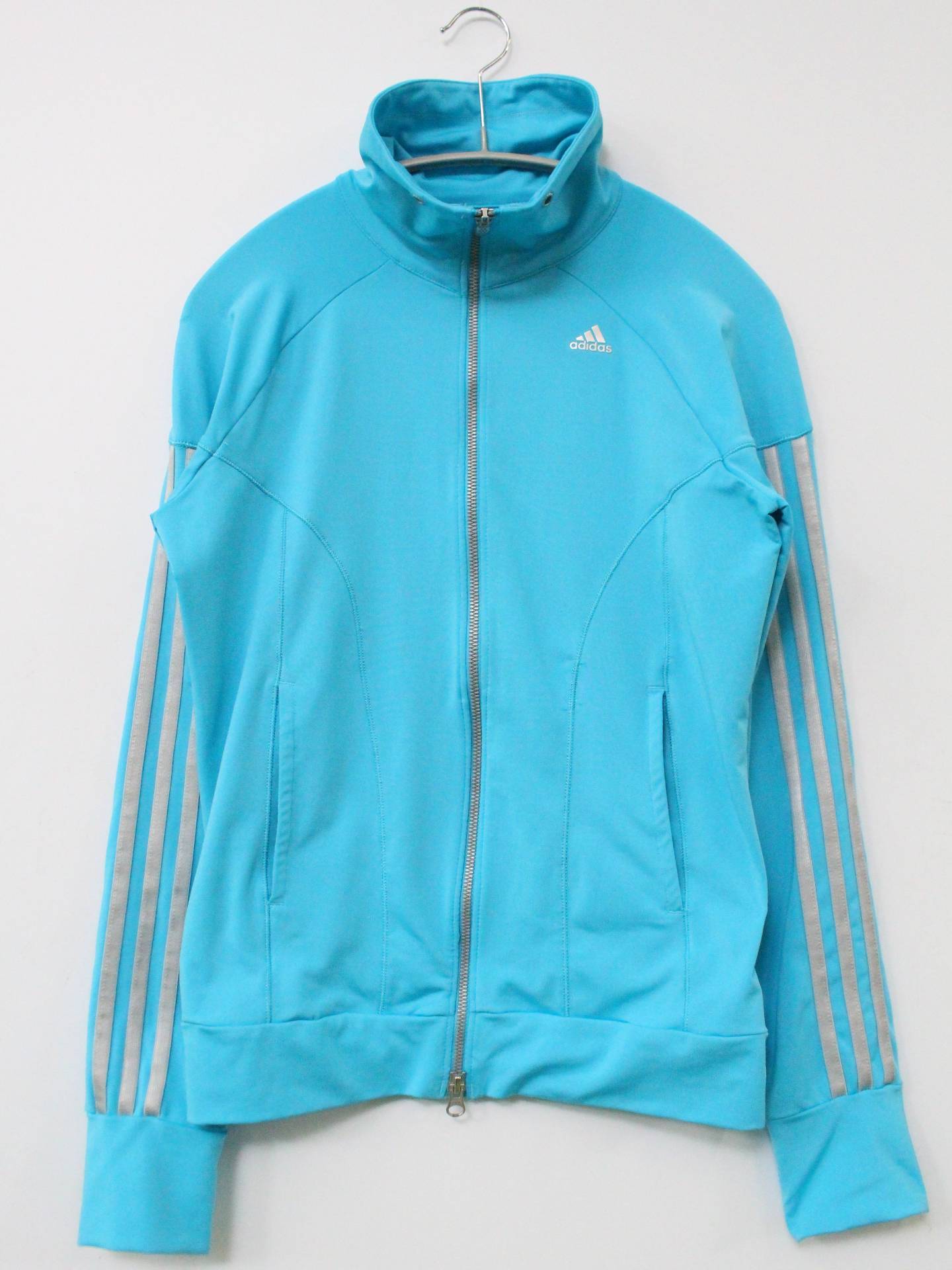 adidas/アディダス/ジャージ/トラックジャケット/トップス/スカイブルー/S
