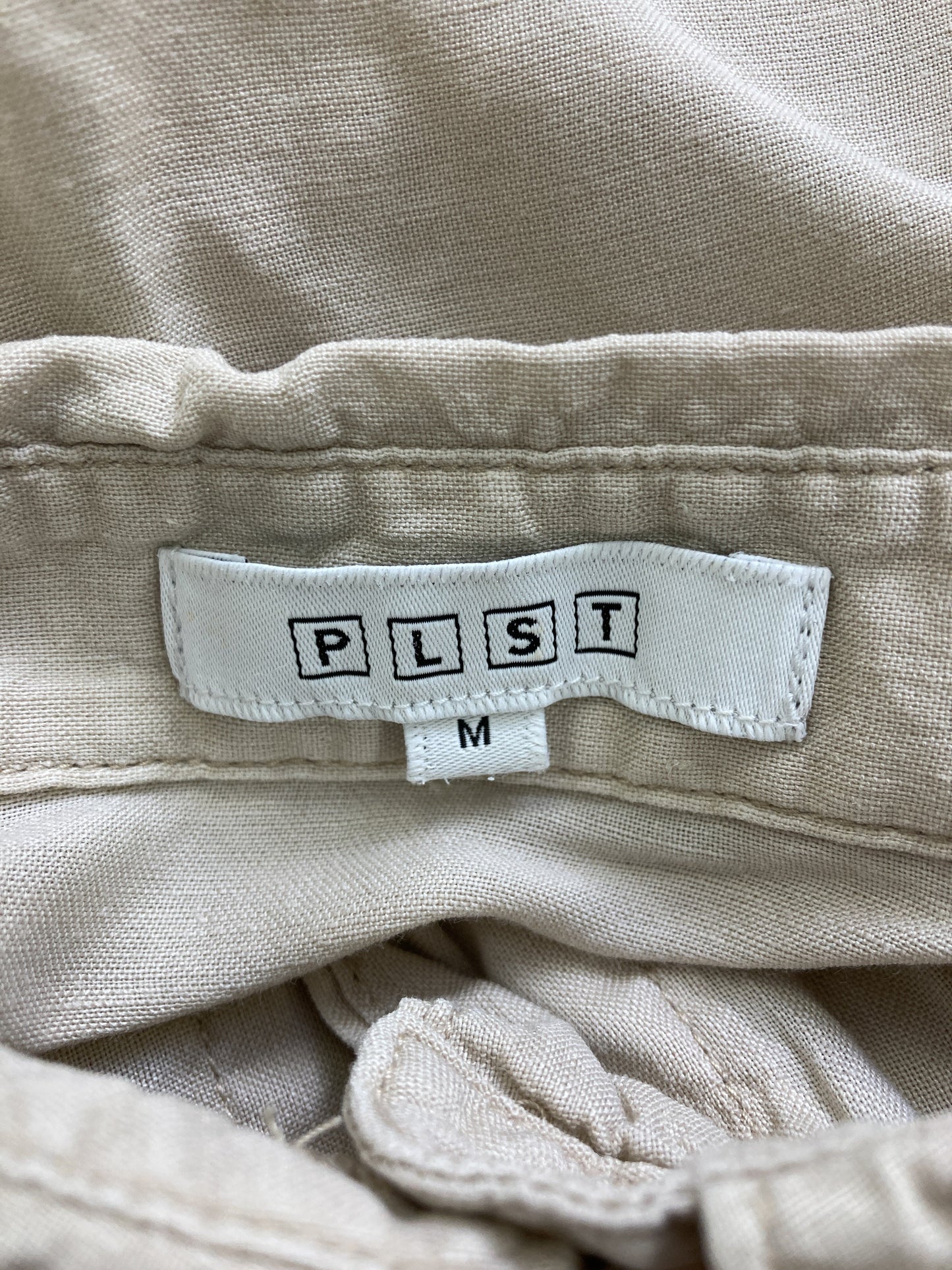 PLST/プラステ/シャツ/ブラウス/トップス/ベージュ/M