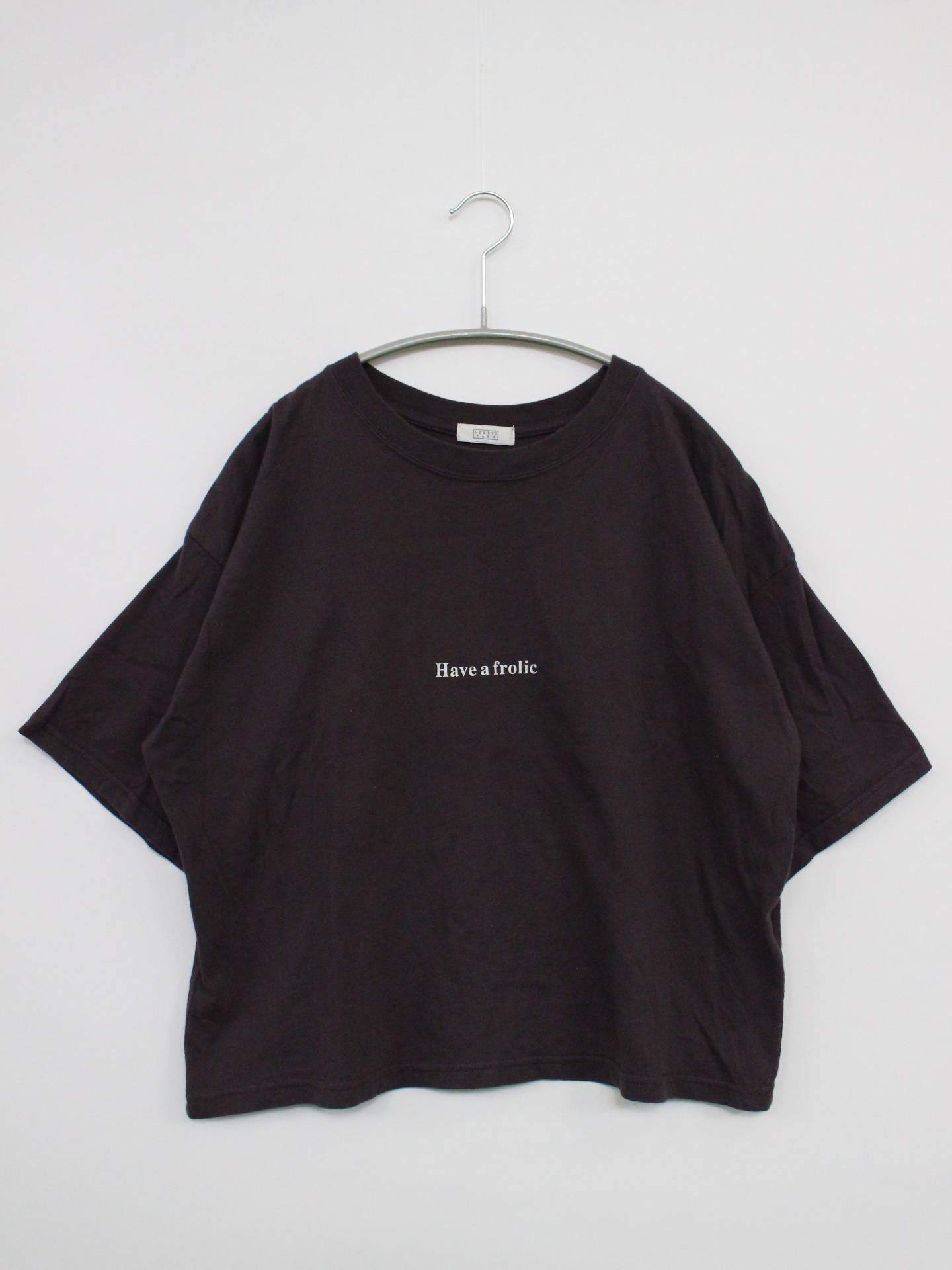 LOWRYS FARM/ローリーズファーム/Tシャツ/カットソー/トップス/ブラック/F
