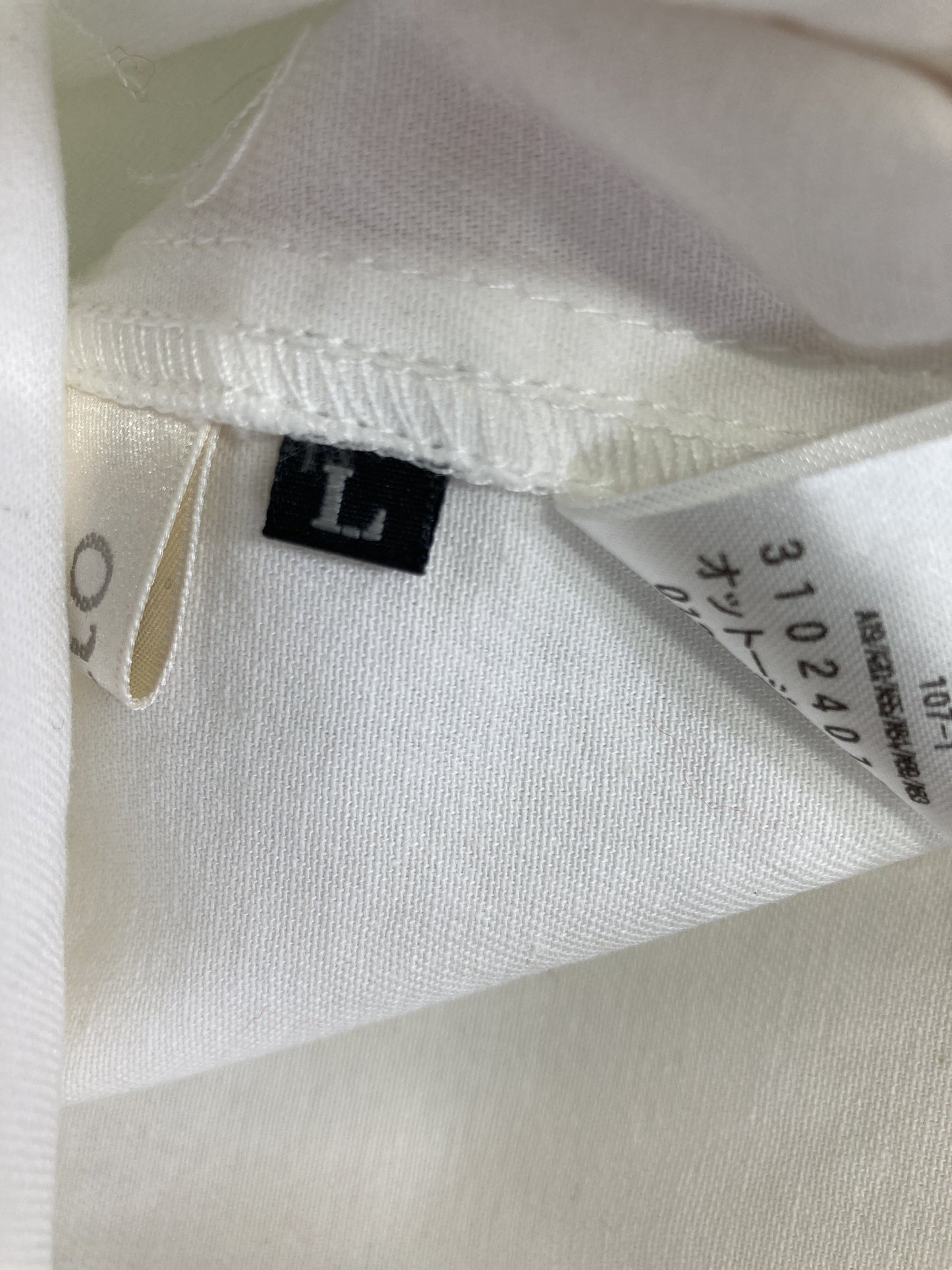 OTTO/Tシャツ/カットソー/トップス/ホワイト/L