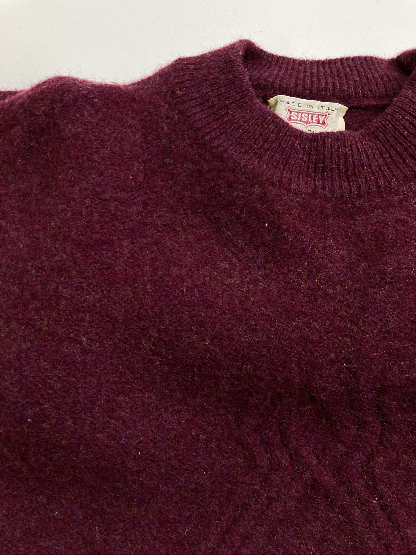 SISLEY/シスレー/ニット/セーター/トップス/レッド