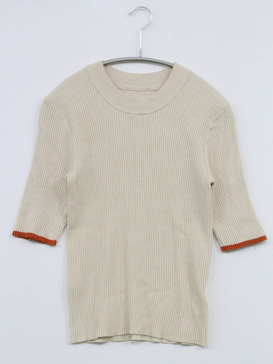 ti./Tシャツ/カットソー/トップス/ベージュ/S