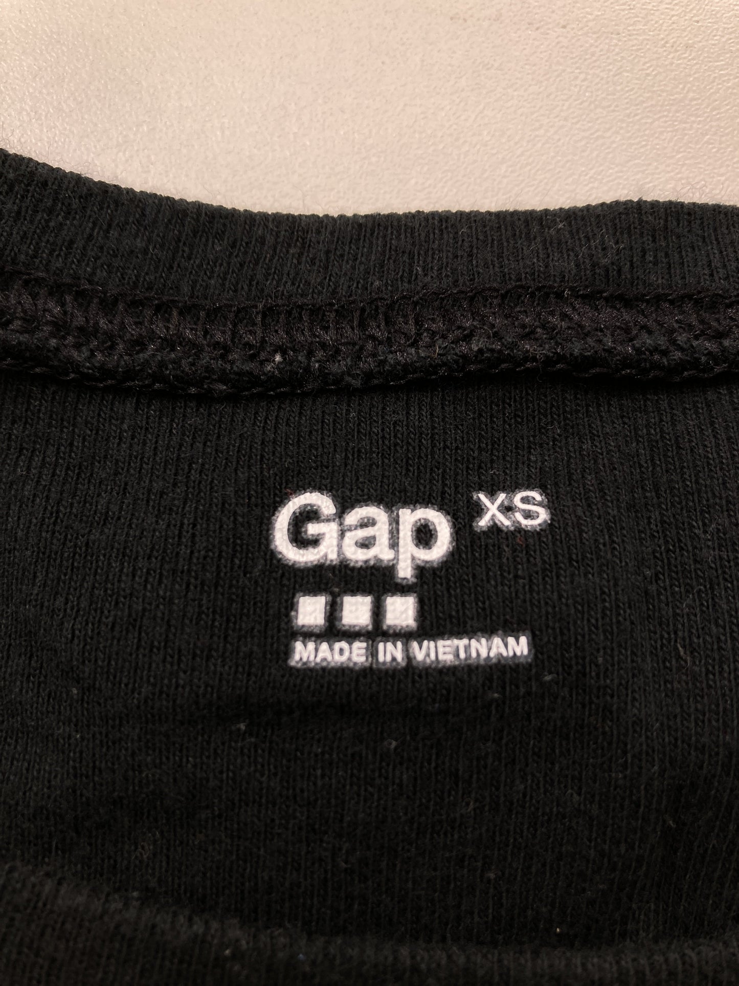 GAP/ギャップ/Tシャツ/カットソー/トップス/ブラック/XS