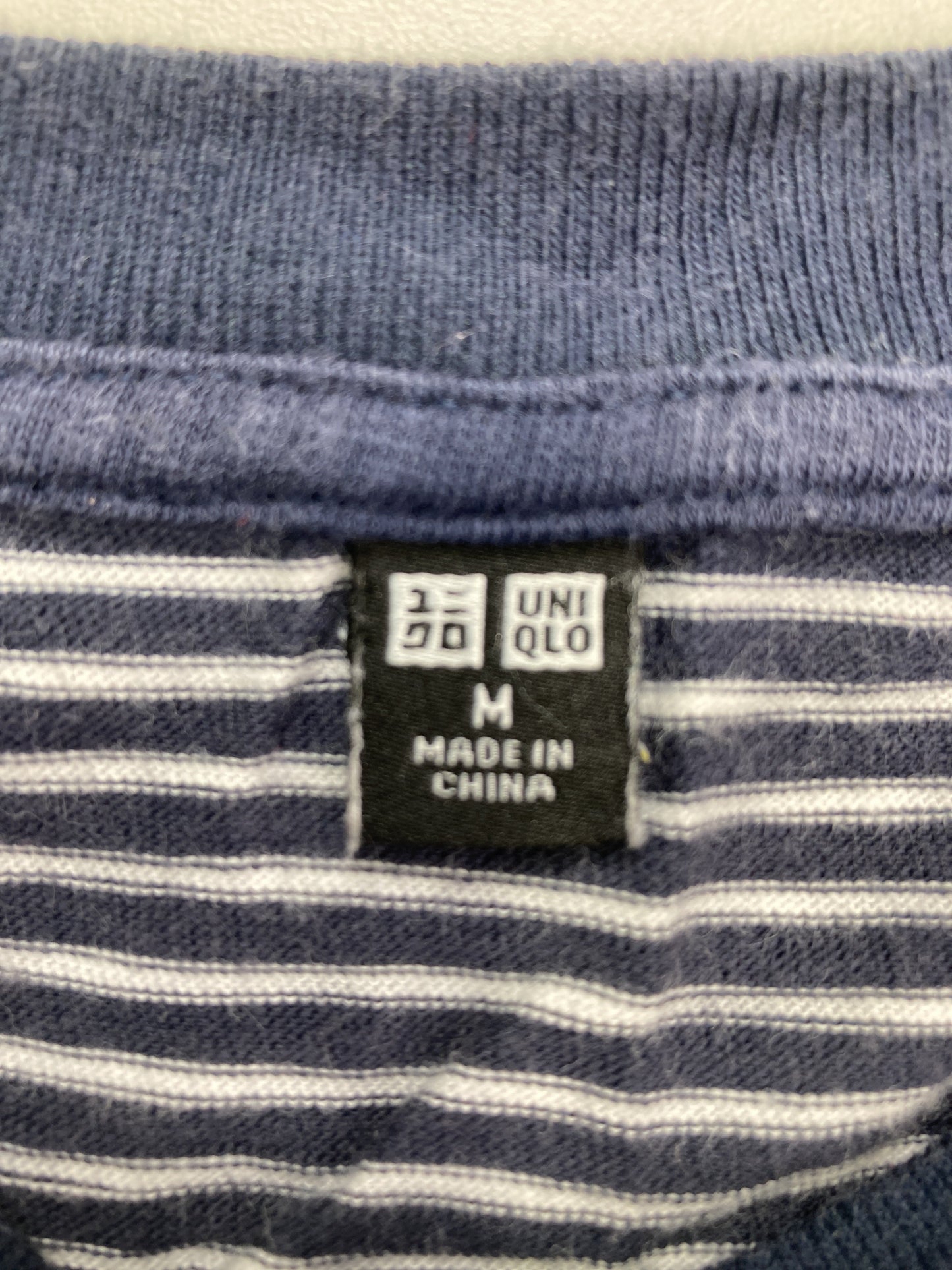 UNIQLO/ユニクロ/Tシャツ/カットソー/トップス/ネイビー/M