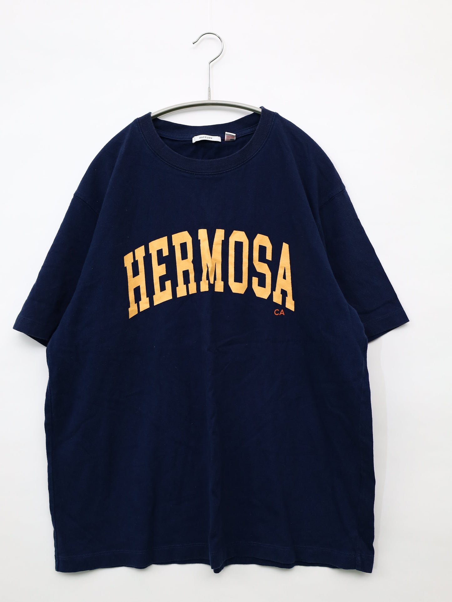 BAYFLOW/Tシャツ/カットソー/トップス/ネイビー/4