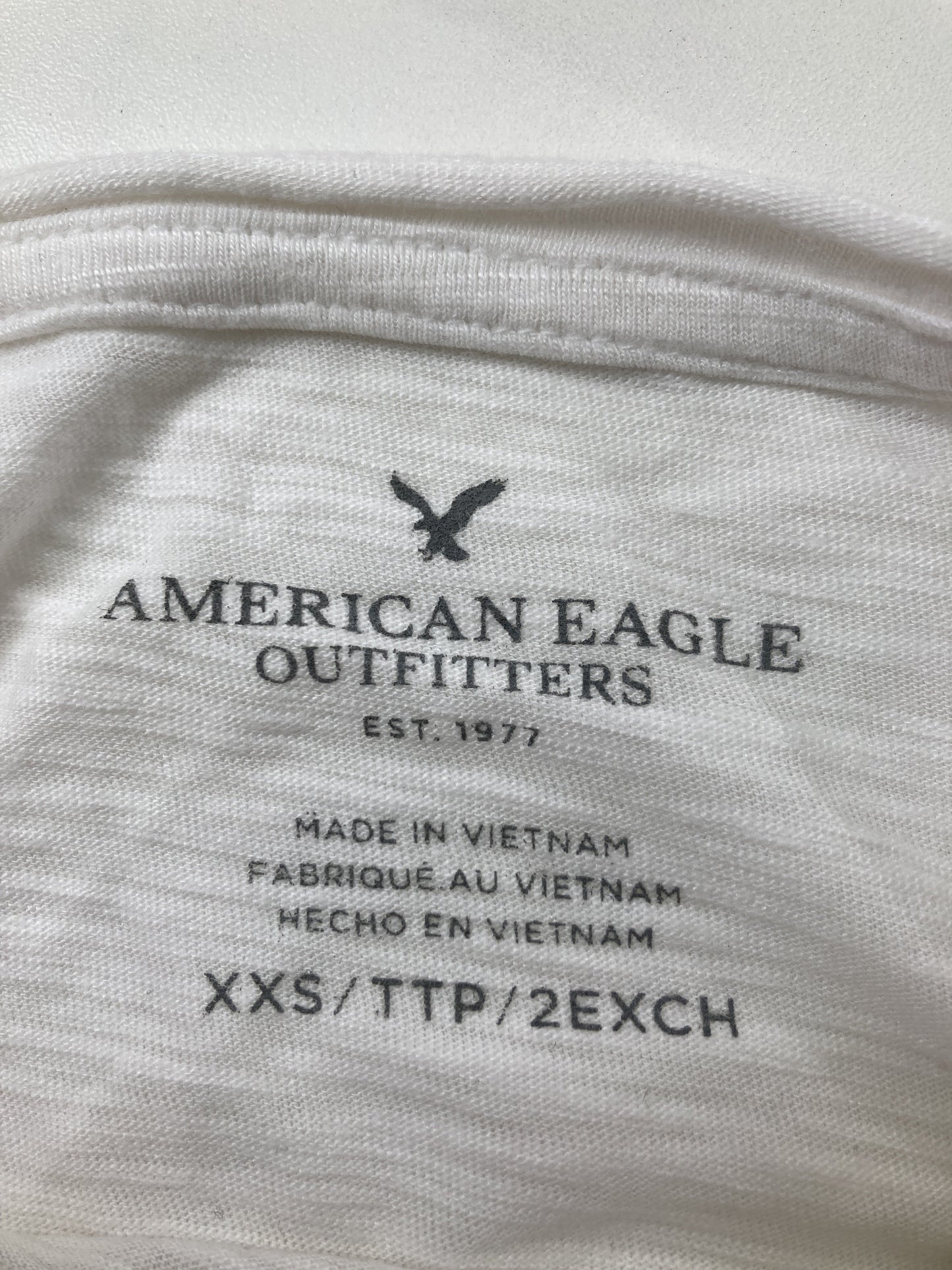 AMERICAN EAGLE/アメリカンイーグル/Tシャツ/カットソー/トップス/ホワイト/XXS