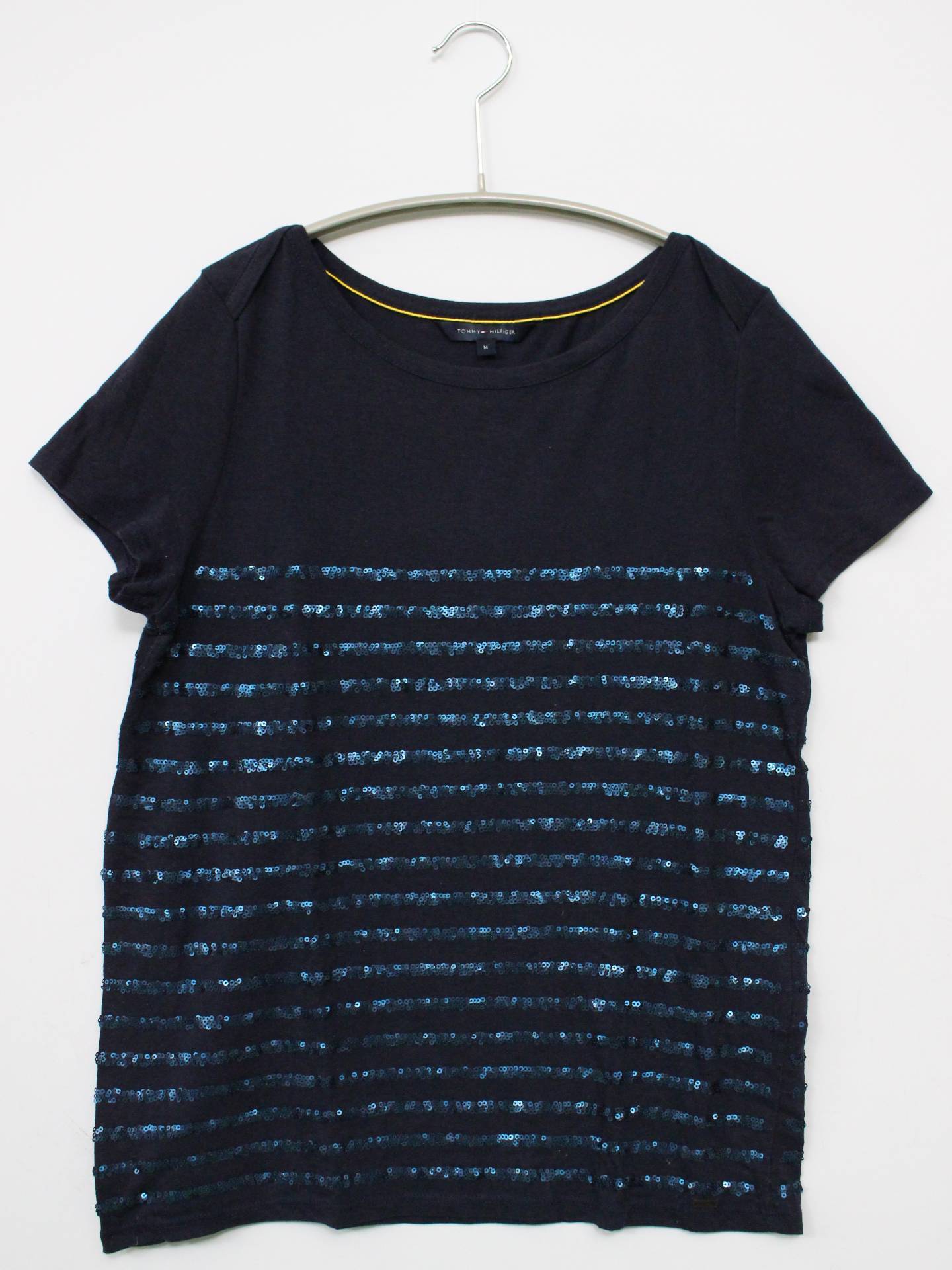 TOMMY HILFIGER/トミーヒルフィガー/Tシャツ/カットソー/トップス/ネイビー/M