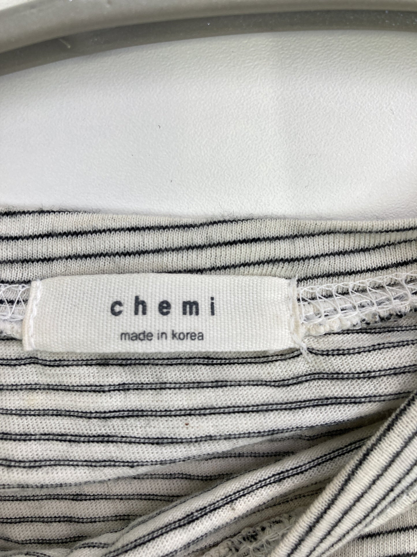 chemi/Tシャツ/カットソー/トップス/ブラック