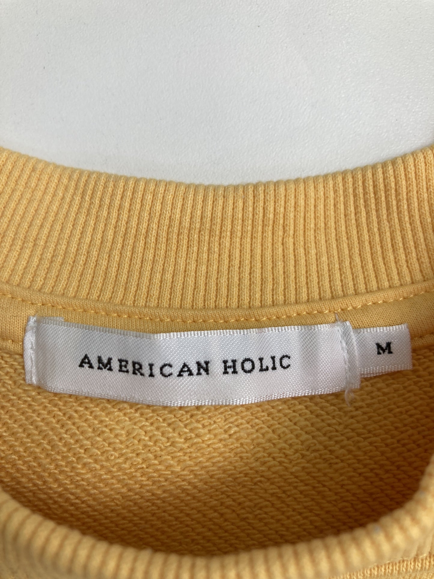 AMERICAN HOLIC/アメリカンホリック/スウェット/トップス/イエロー/M