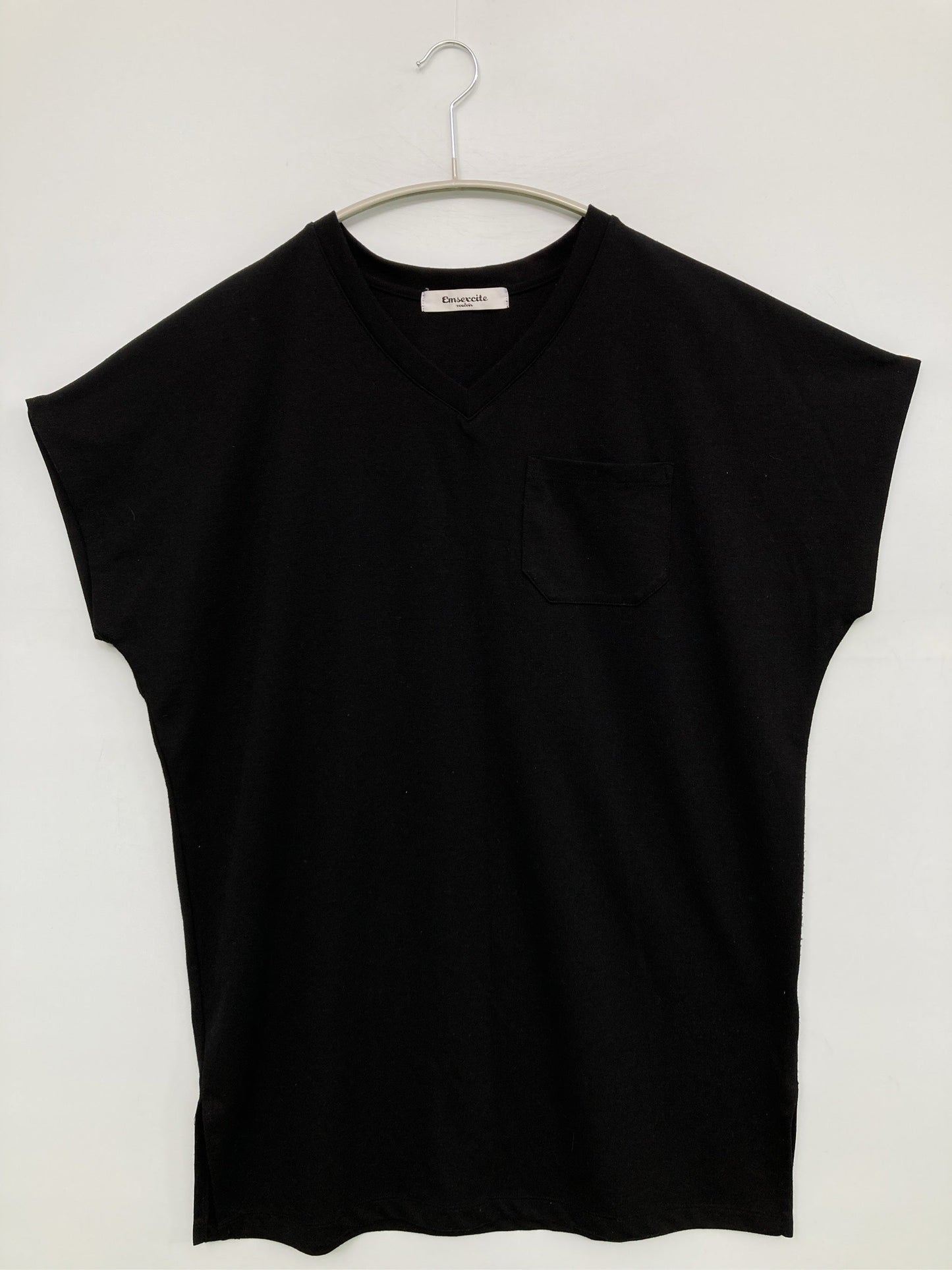 Emsexcite/エムズエキサイト/Tシャツ/カットソー/トップス/ブラック/M