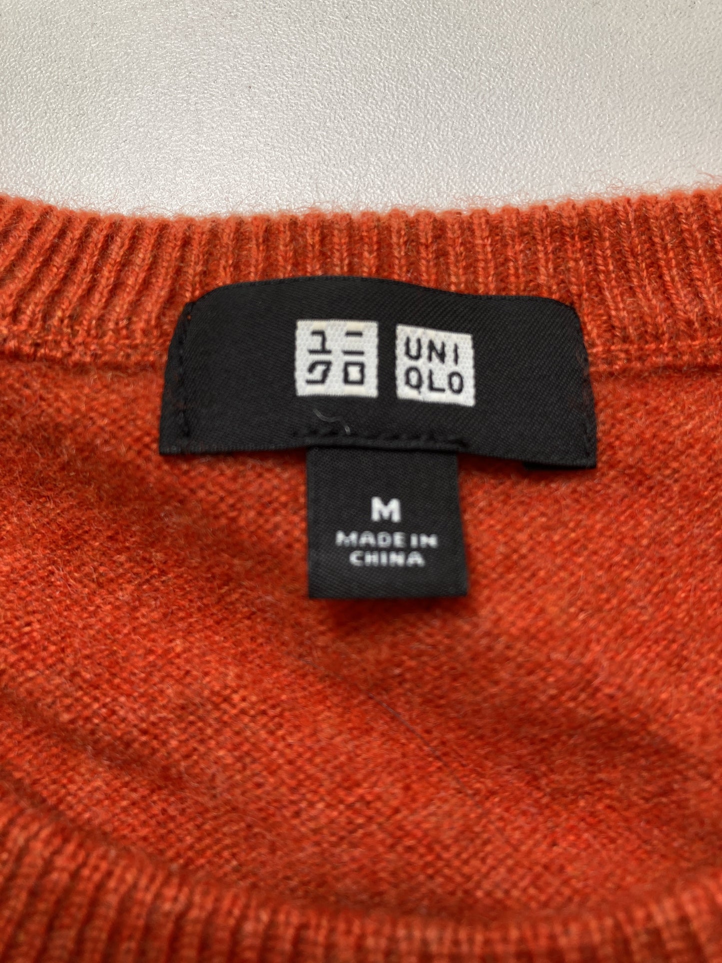 UNIQLO/ユニクロ/ニット/セーター/トップス/オレンジ/M