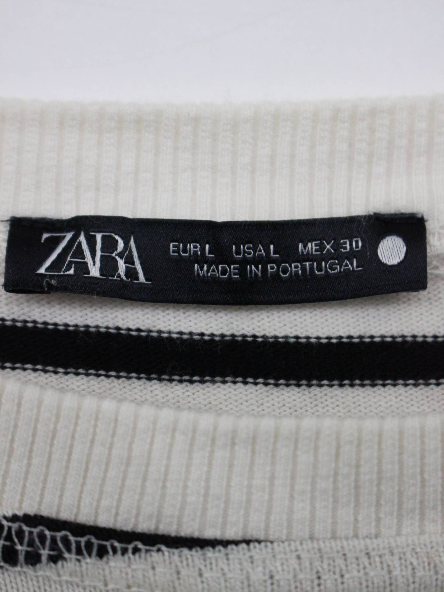 ZARA/Tシャツ/カットソー/トップス/ブラック/L