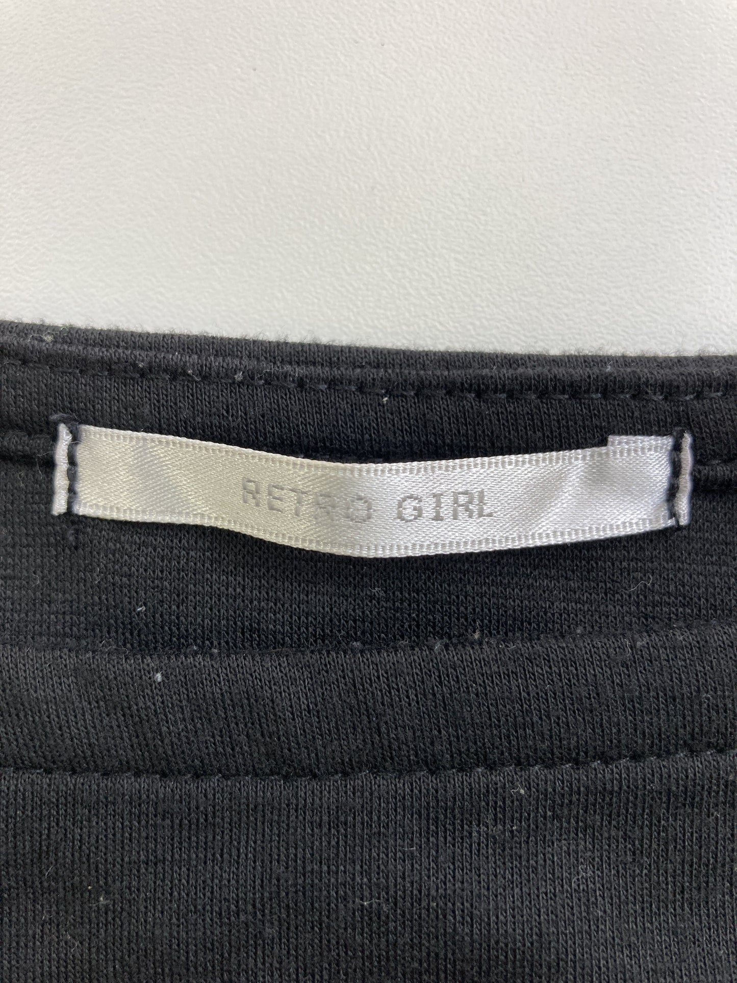 RETRO GIRL/レトロガール/Tシャツ/カットソー/トップス/ブラック/M