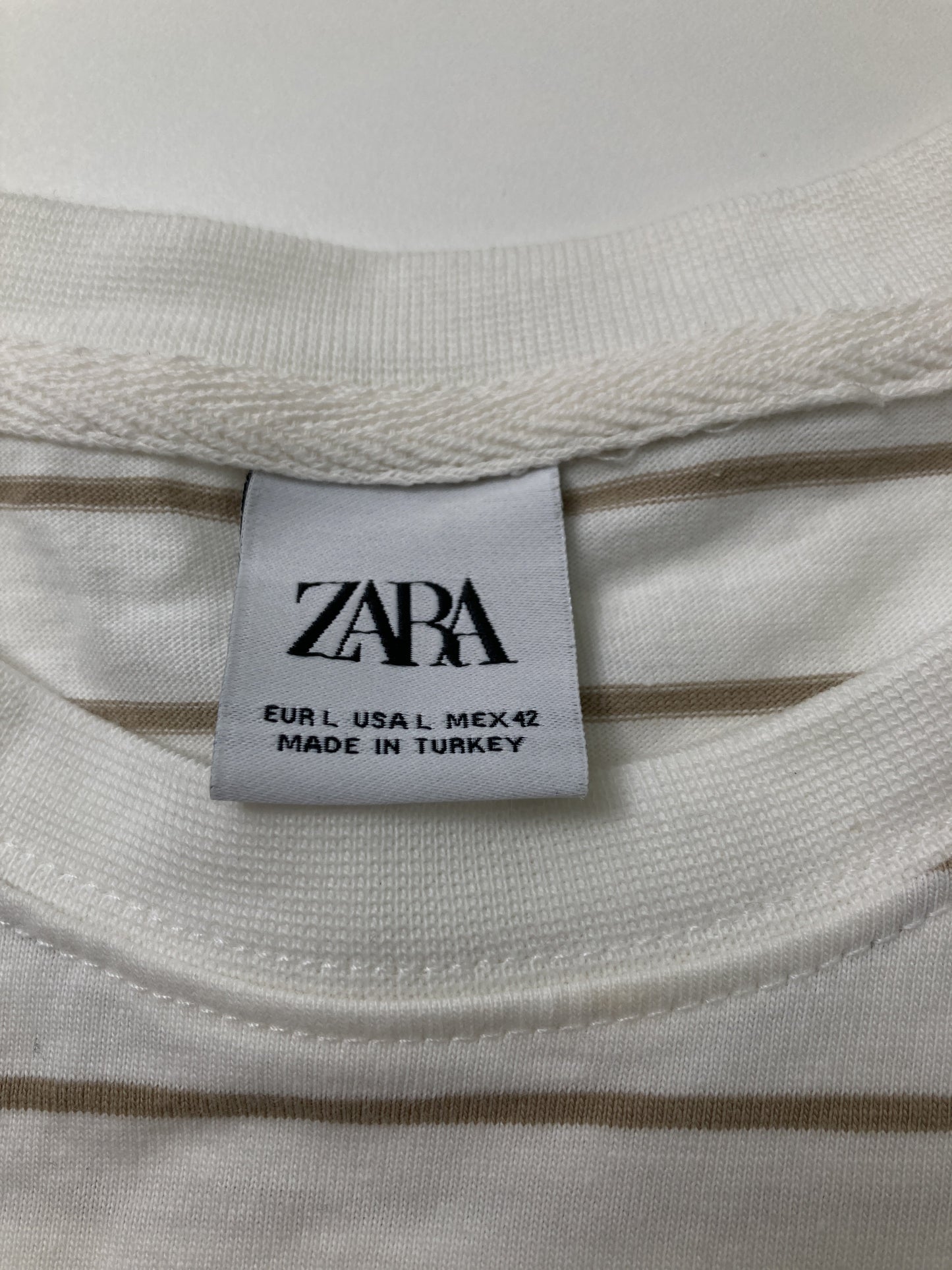 ZARA/ザラ/Tシャツ/カットソー/トップス/ホワイト/L