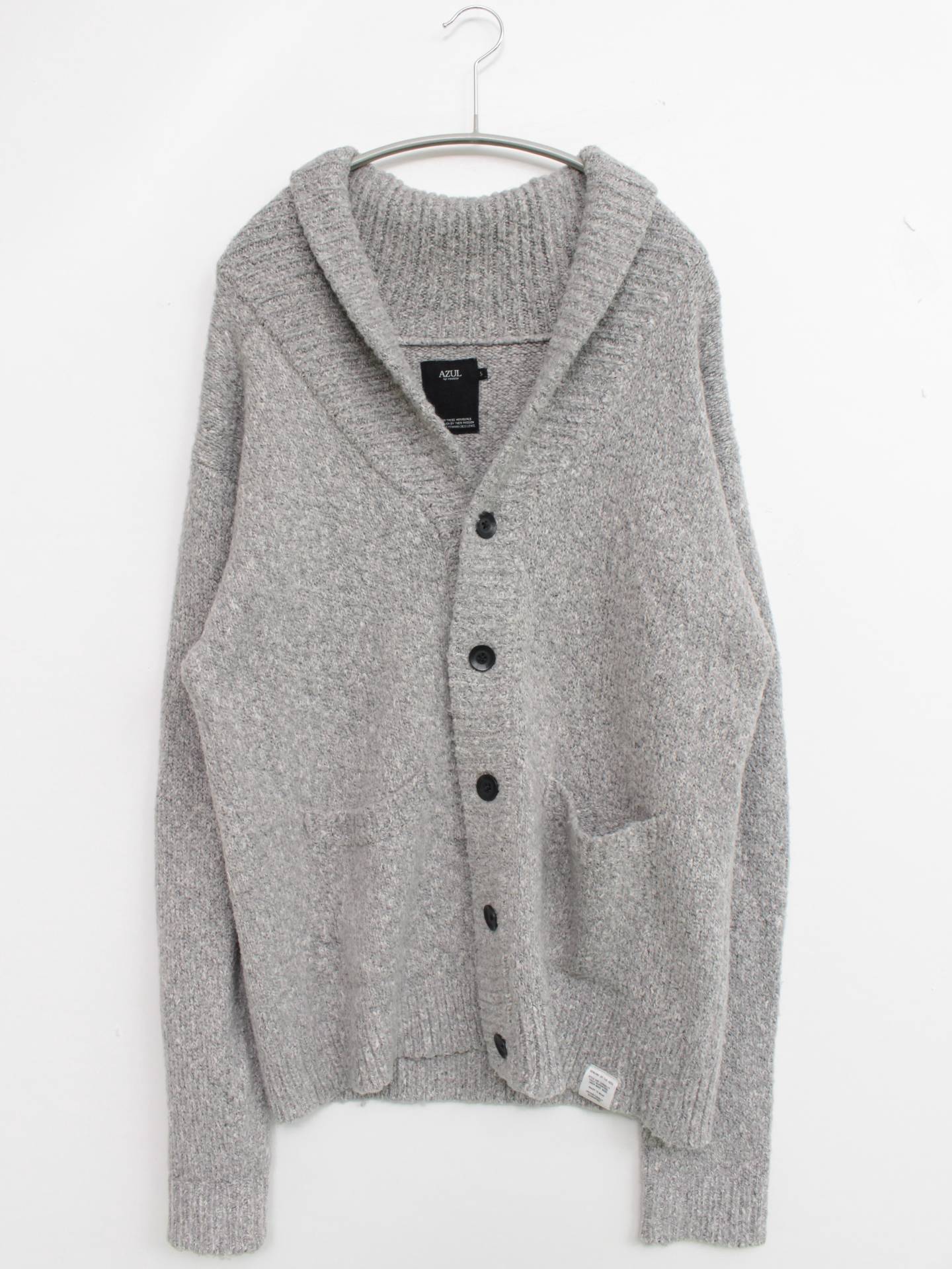 AZUL by MOUSSY/カーディガン/ボレロ/トップス/グレー/S