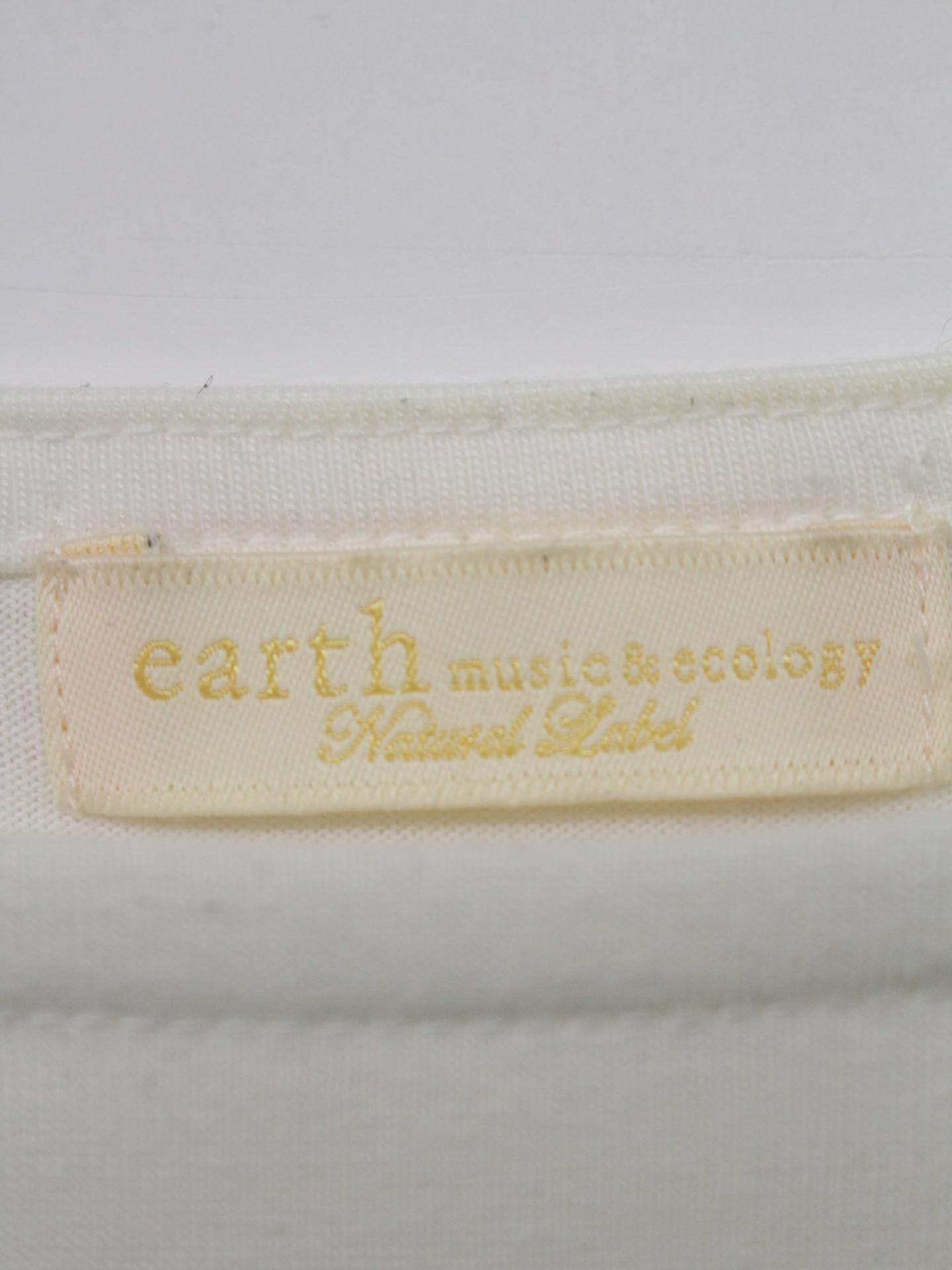 earth music&ecology/アースミュージックアンドエコロジー/Tシャツ/カットソー/トップス/ホワイト/F