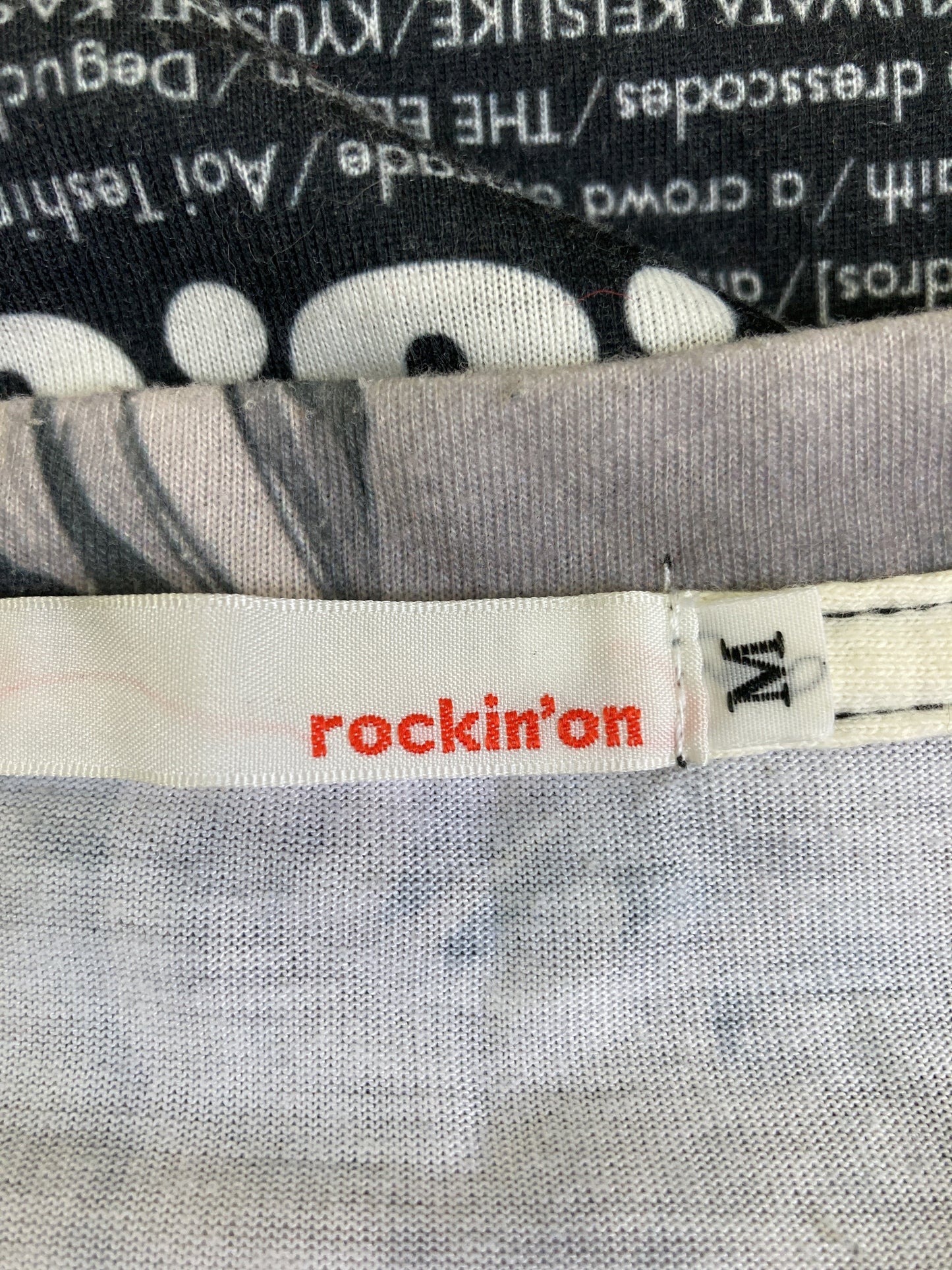 rockin`on/Tシャツ/カットソー/トップス/ブラック/M