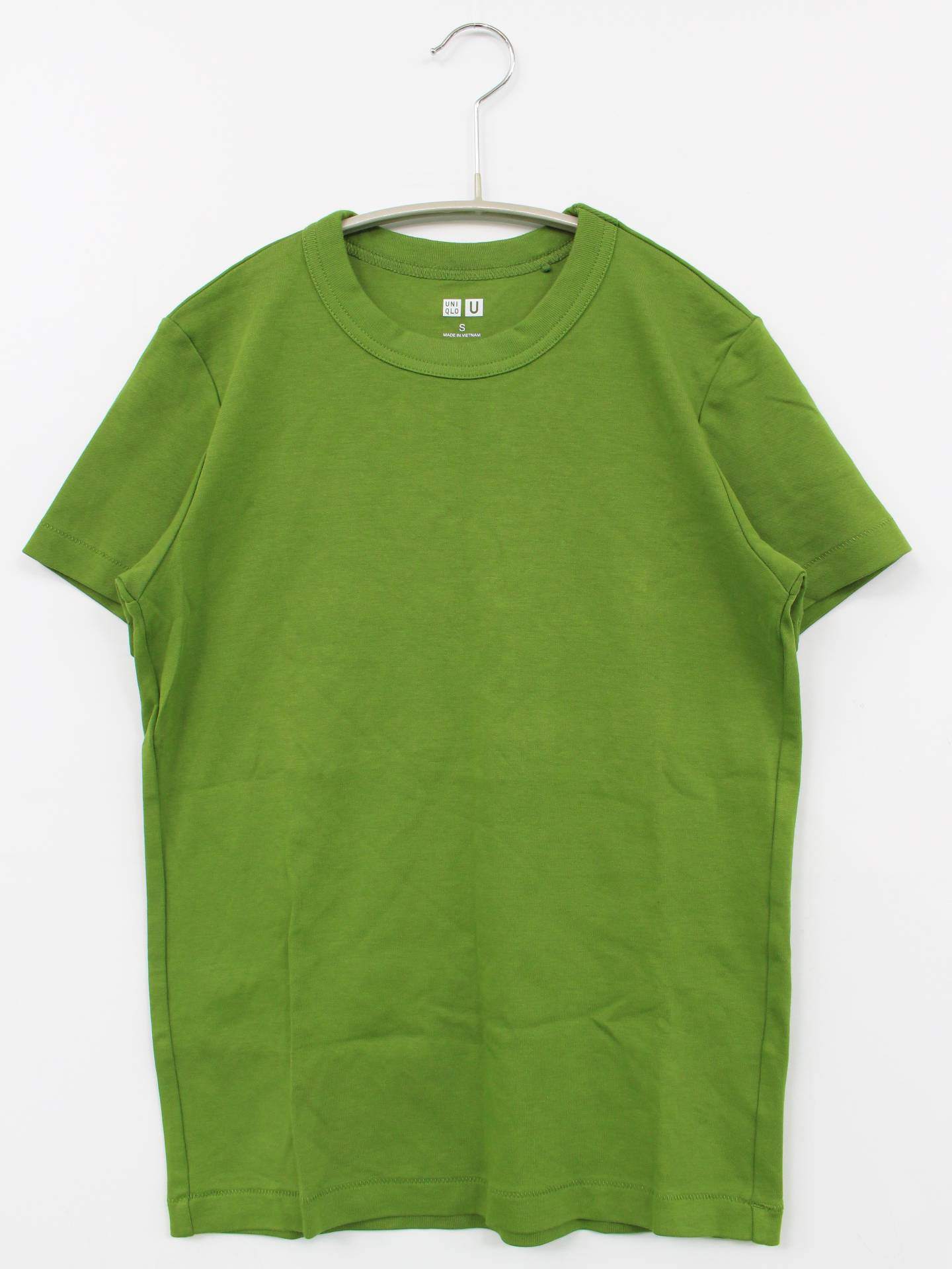 UNIQLO/ユニクロ/Tシャツ/カットソー/トップス/ライトグリーン/S