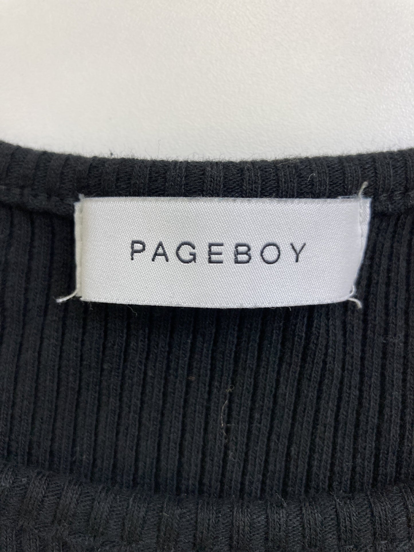 PAGEBOY/ペイジボーイ/Tシャツ/カットソー/トップス/ブラック/F