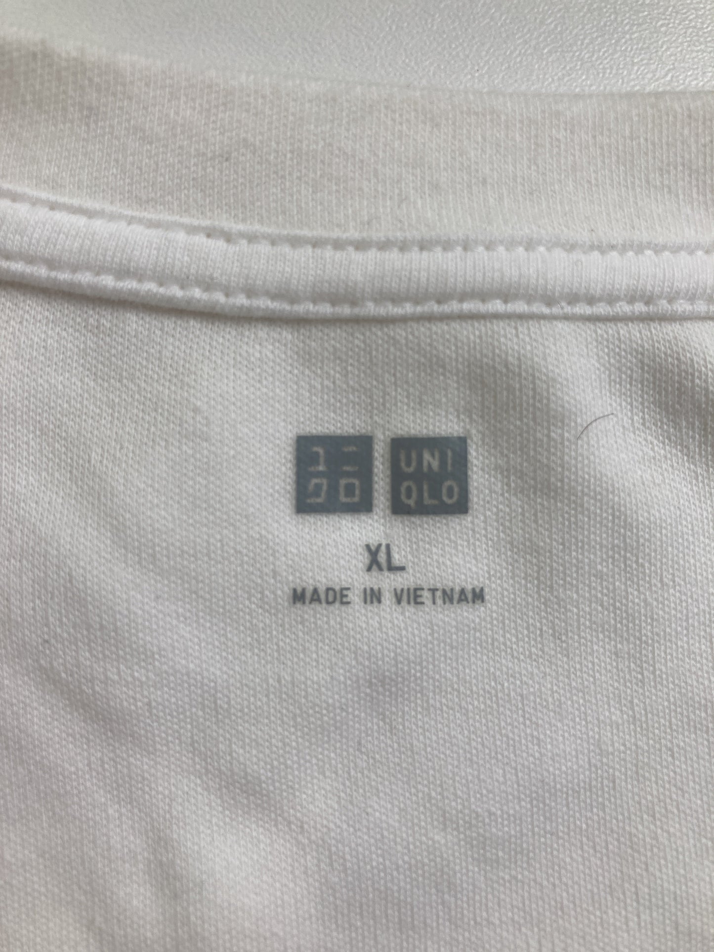 UNIQLO/ユニクロ/Tシャツ/カットソー/トップス/ホワイト/XL