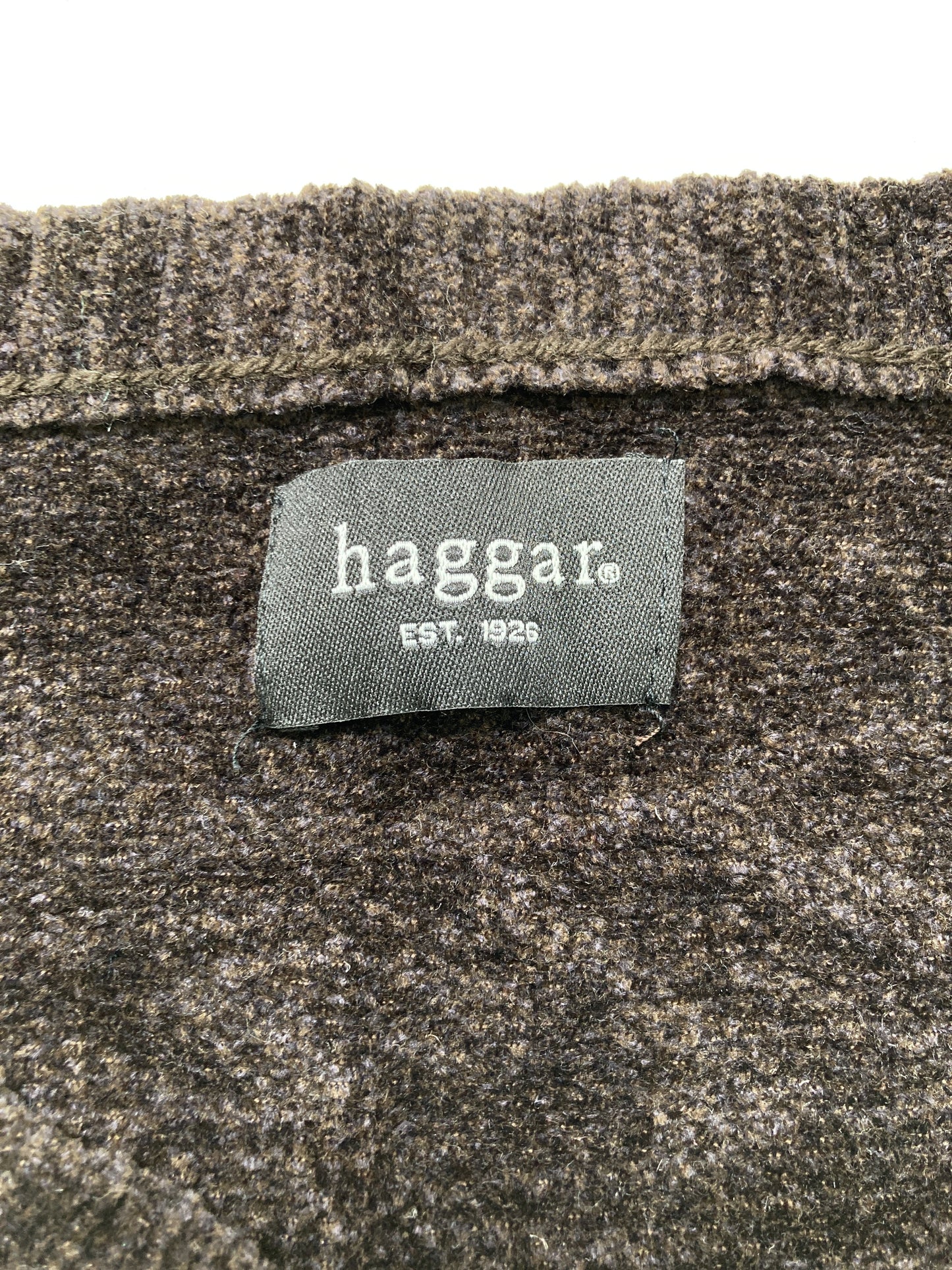 Haggar/ハガー/ニット/セーター/トップス/ブラウン/XL