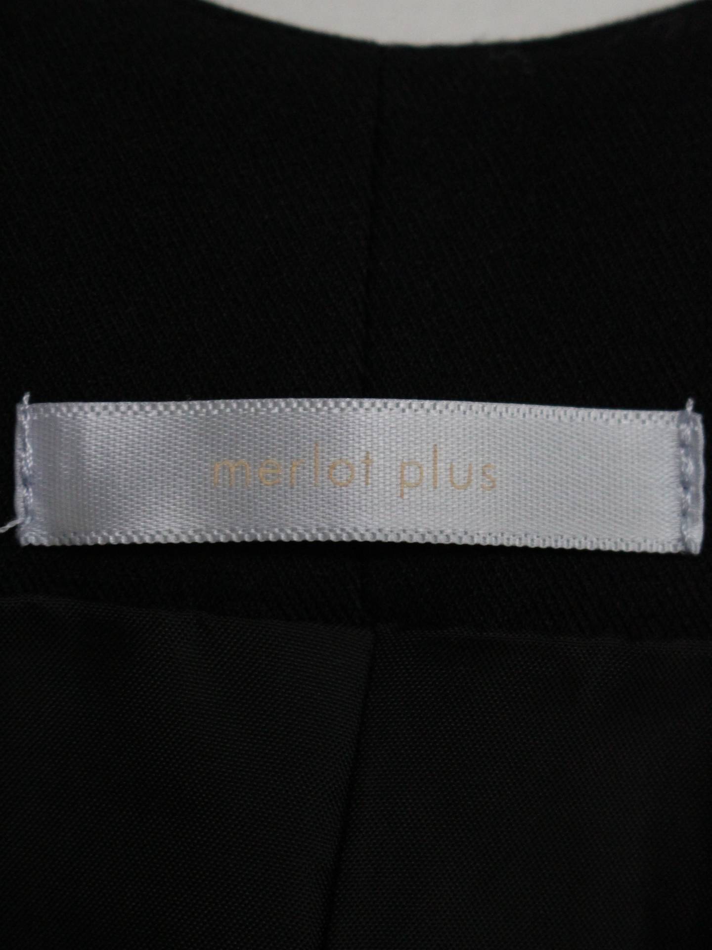 merlot plus/ワンピース/ワンピース/ドレス/ブラック
