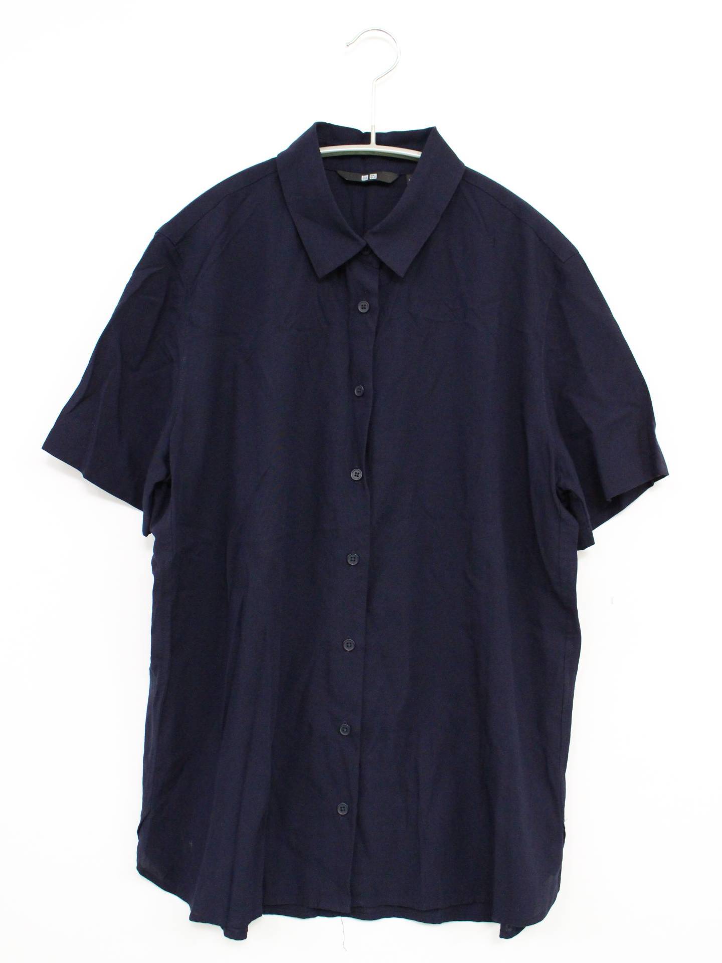 UNIQLO/ユニクロ/シャツ/ブラウス/トップス/ネイビー/M