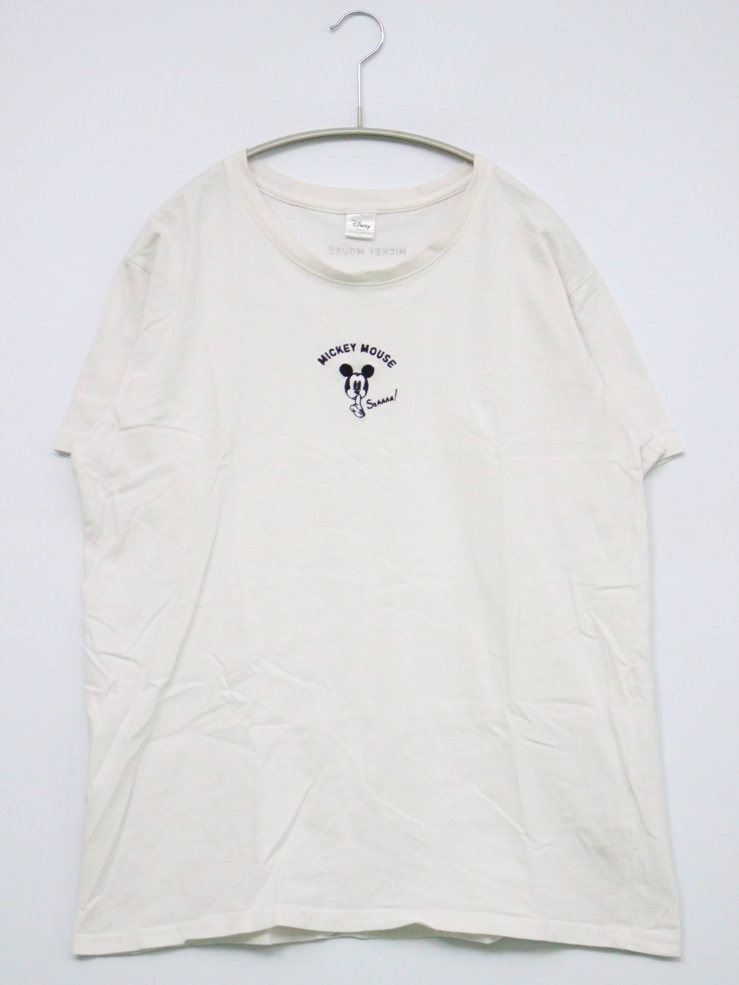Disney/ディズニー/Tシャツ/カットソー/トップス/ホワイト/LL