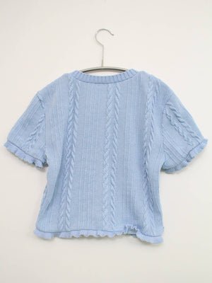 ZARA/ザラ/ニット/セーター/トップス/スカイブルー/S