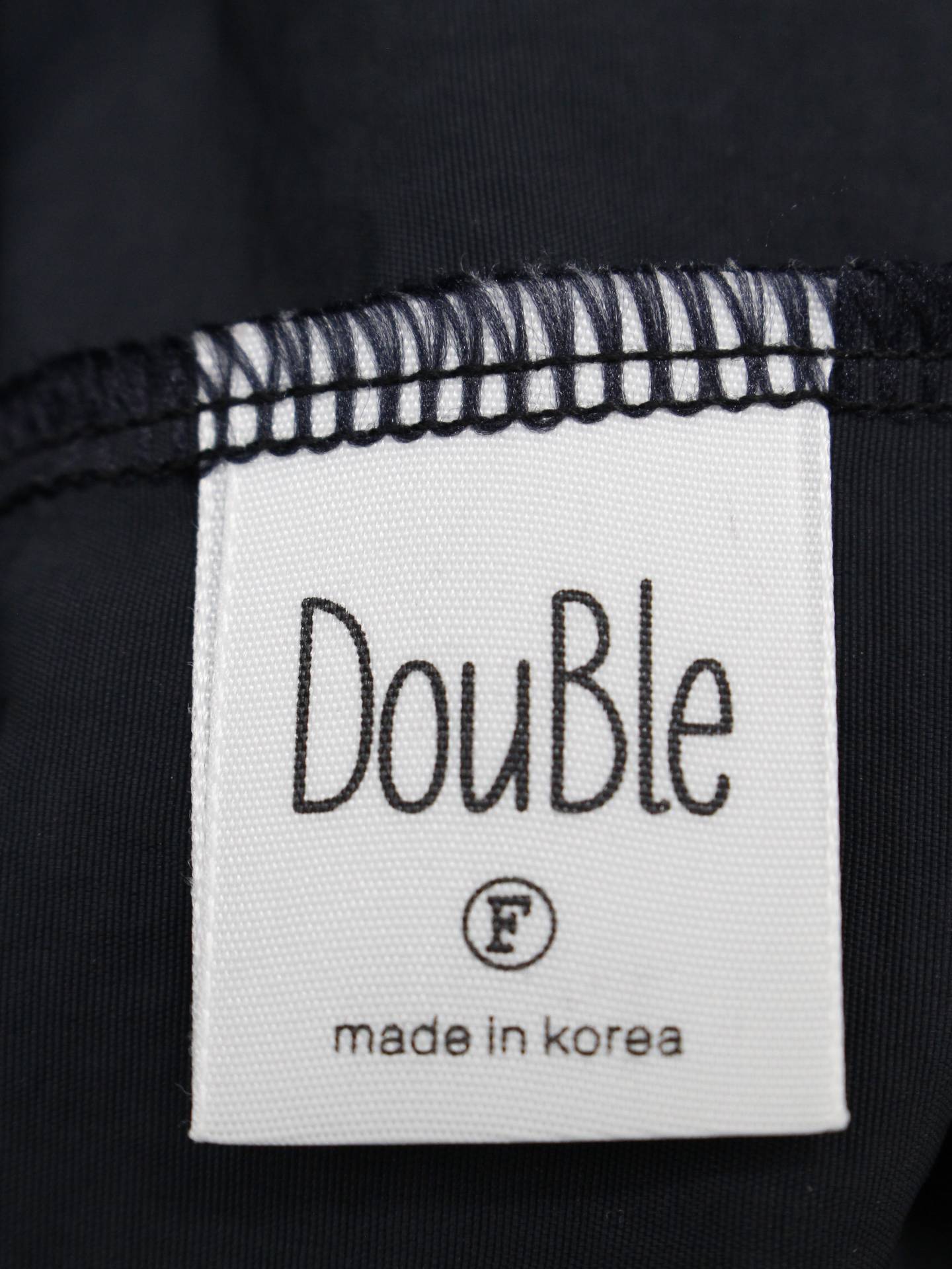 Double/ワンピース/ワンピース/ドレス/ブラック/F