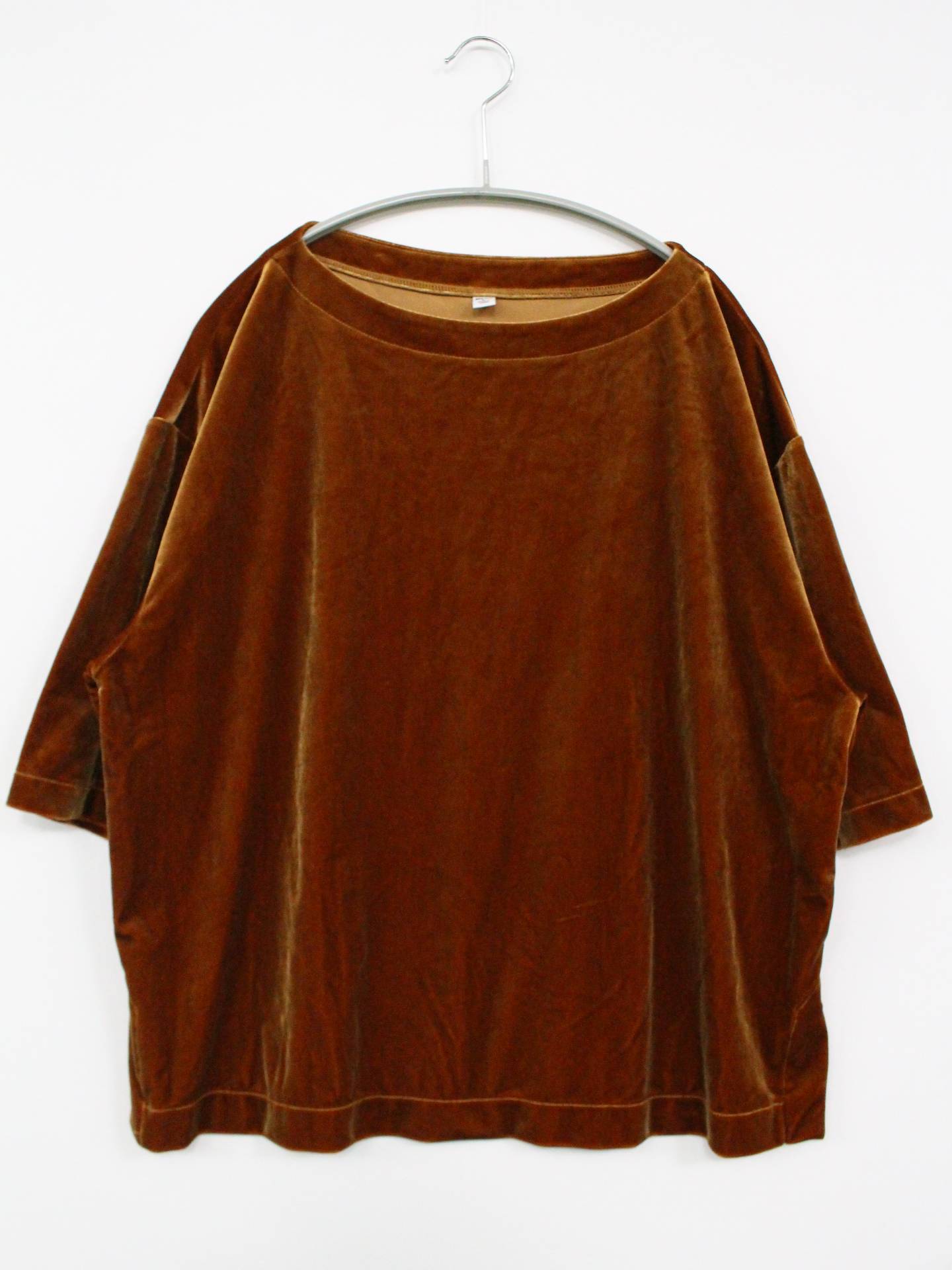 UNIQLO/ユニクロ/Tシャツ/カットソー/トップス/ブラウン/L