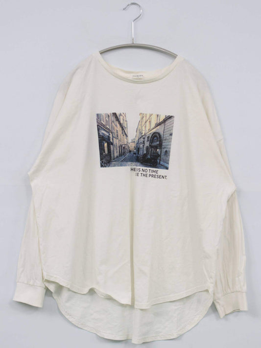 GLACIER/グラシア/Tシャツ/カットソー/トップス/ホワイト/L