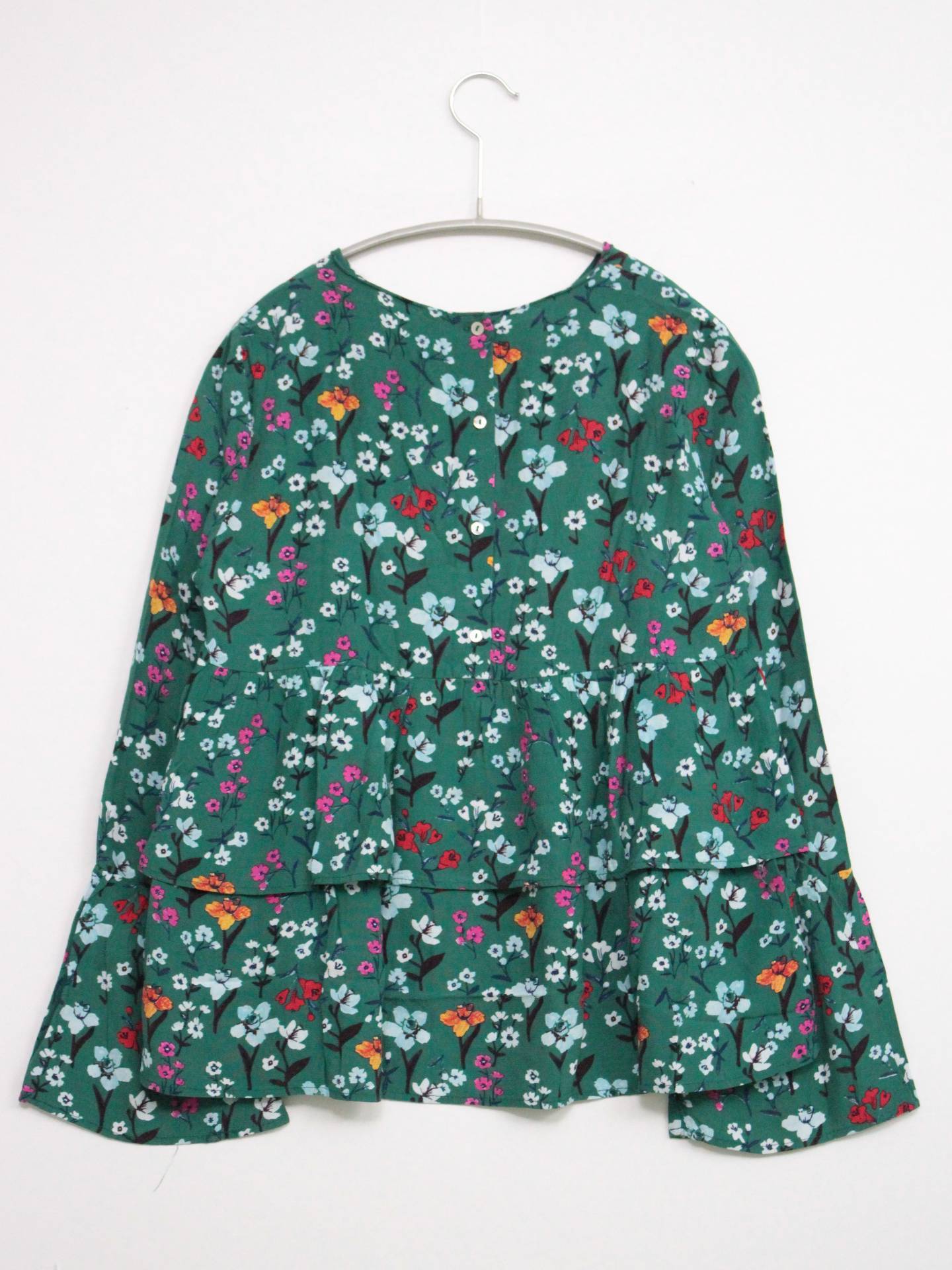 ZARA/ザラ/シャツ/ブラウス/トップス/グリーン/XS