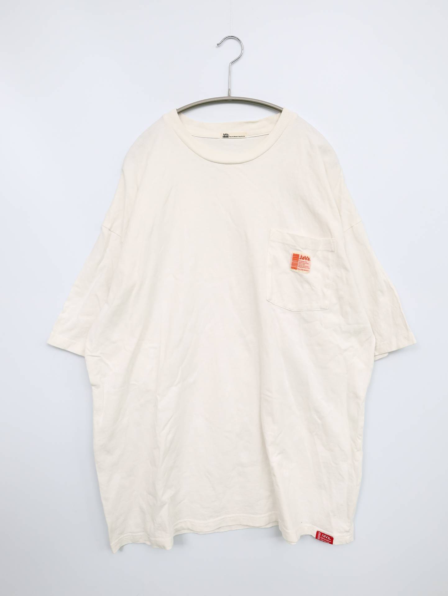JaVa/ジャバ/Tシャツ/カットソー/トップス/ホワイト/L