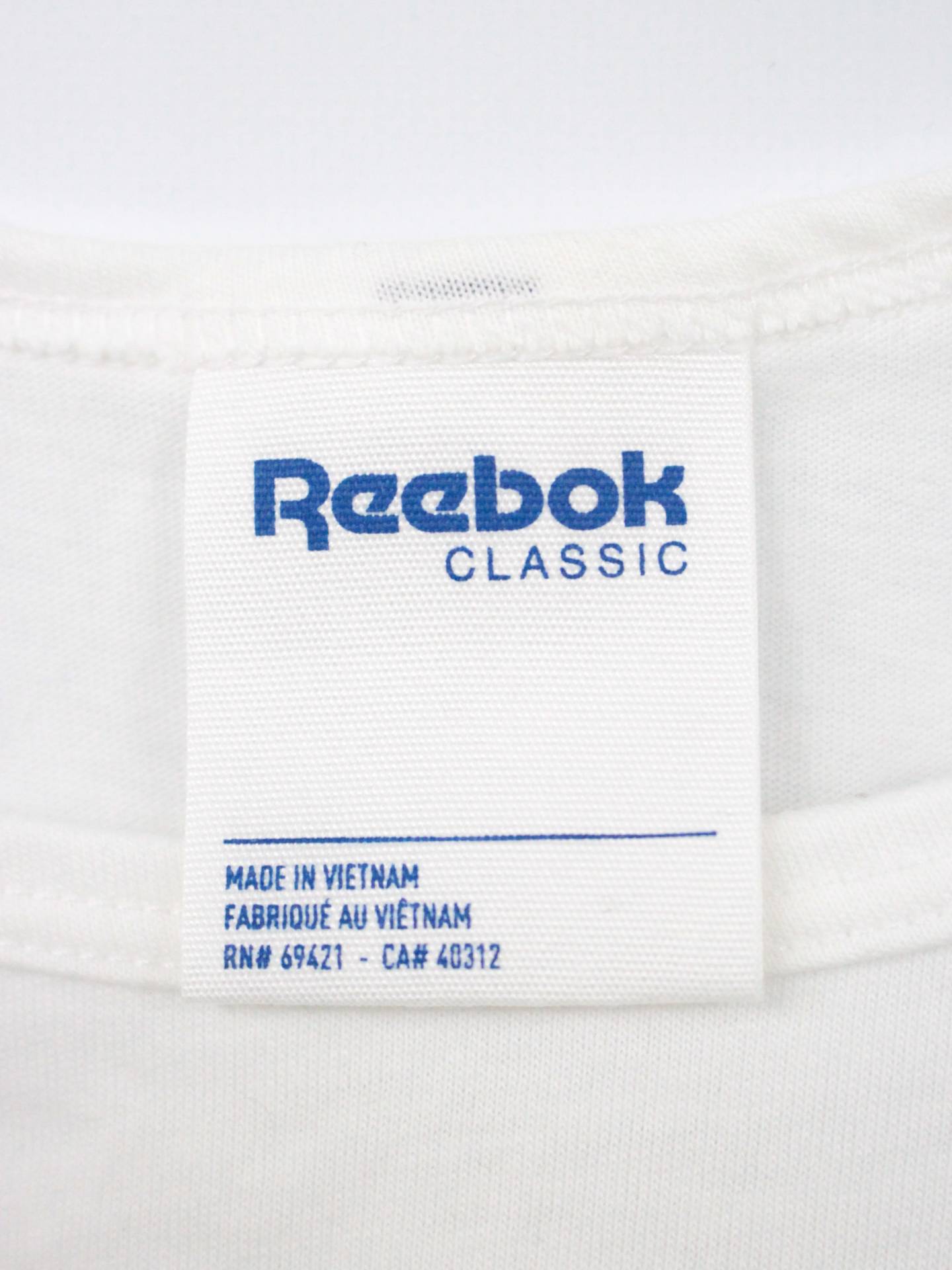 Reebok/タンクトップ/トップス/ホワイト