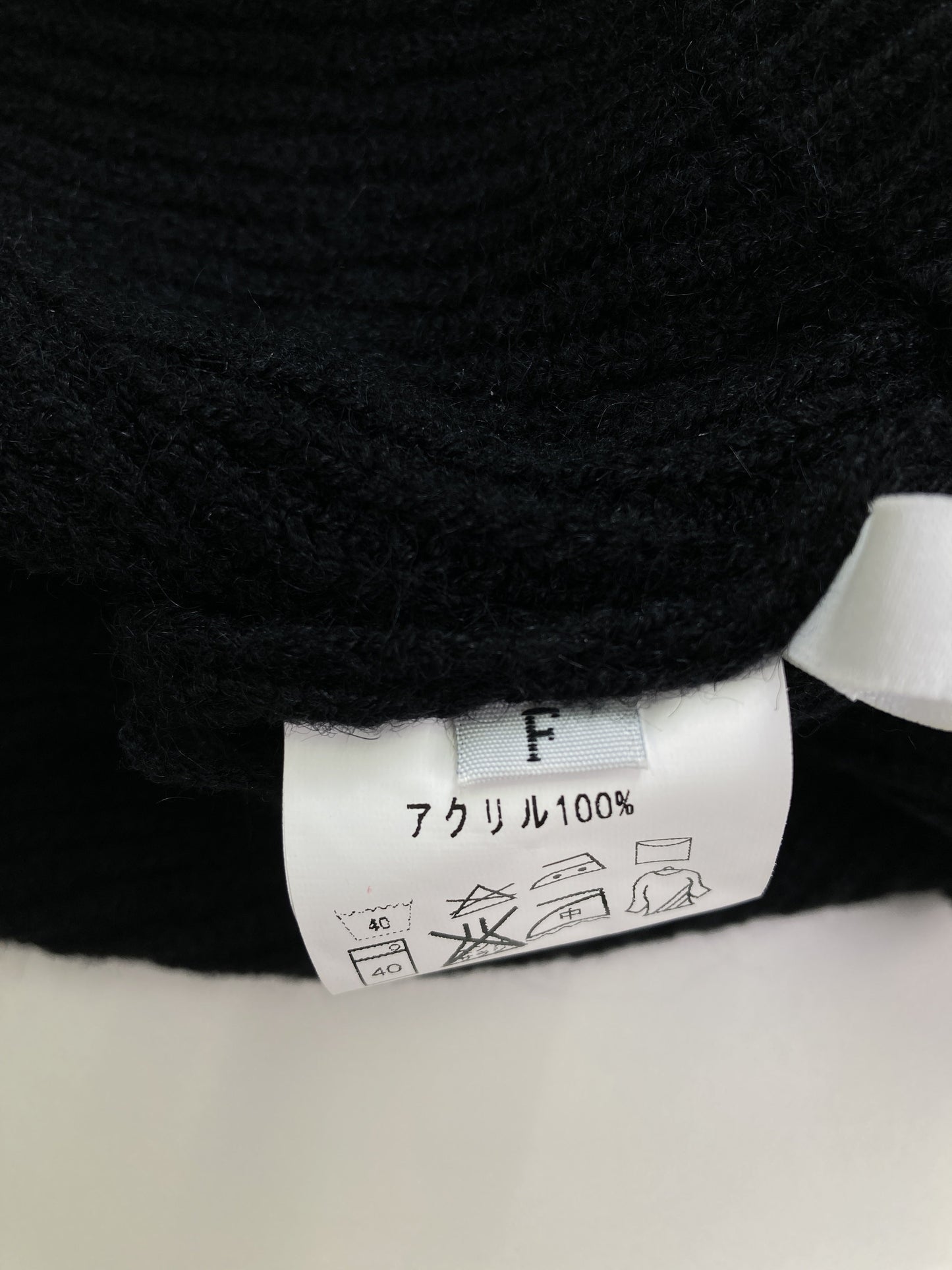 ニット/セーター/トップス/ブラック/F