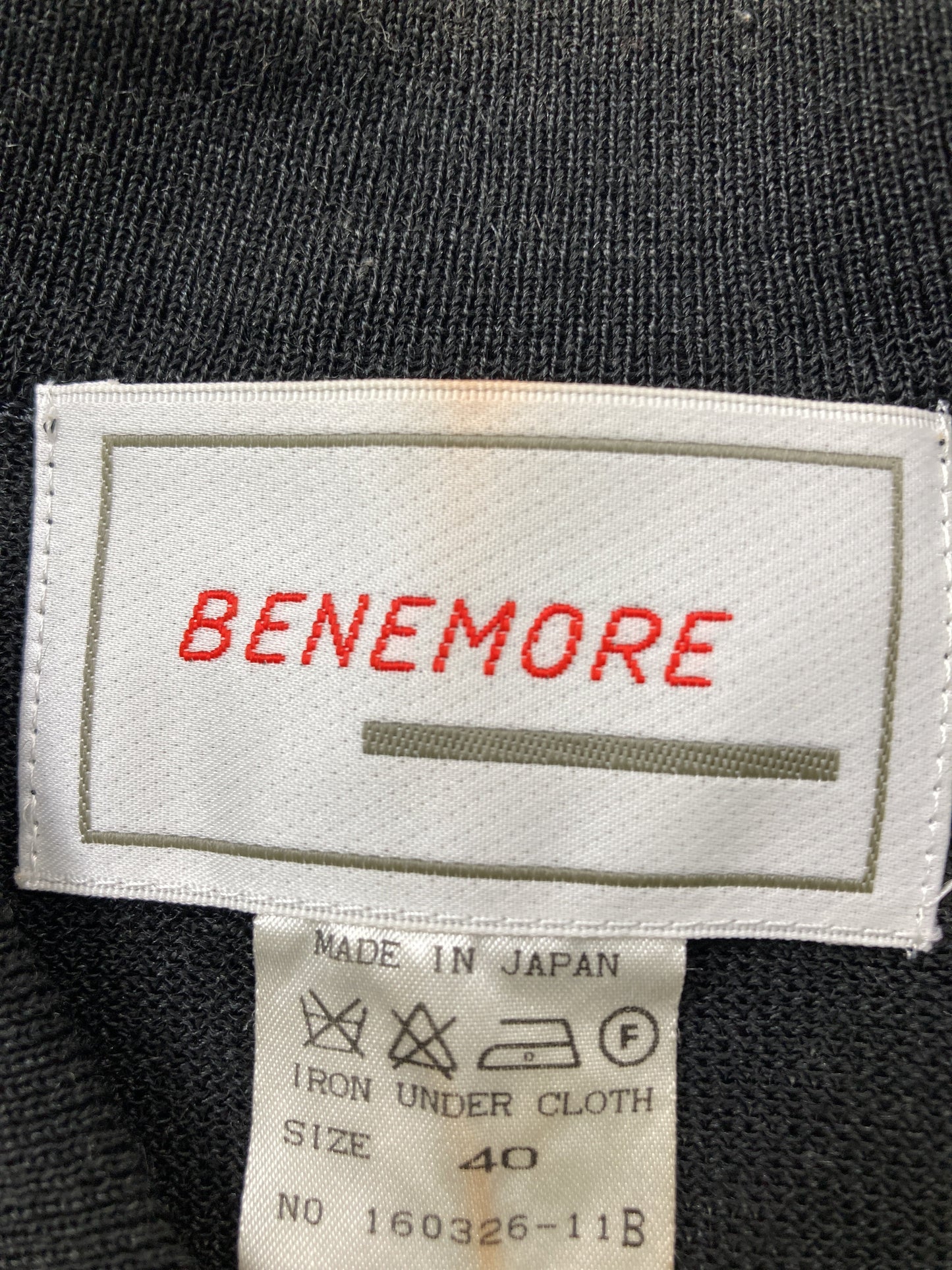BENEMORE/シャツ/ブラウス/トップス/ブラック/40
